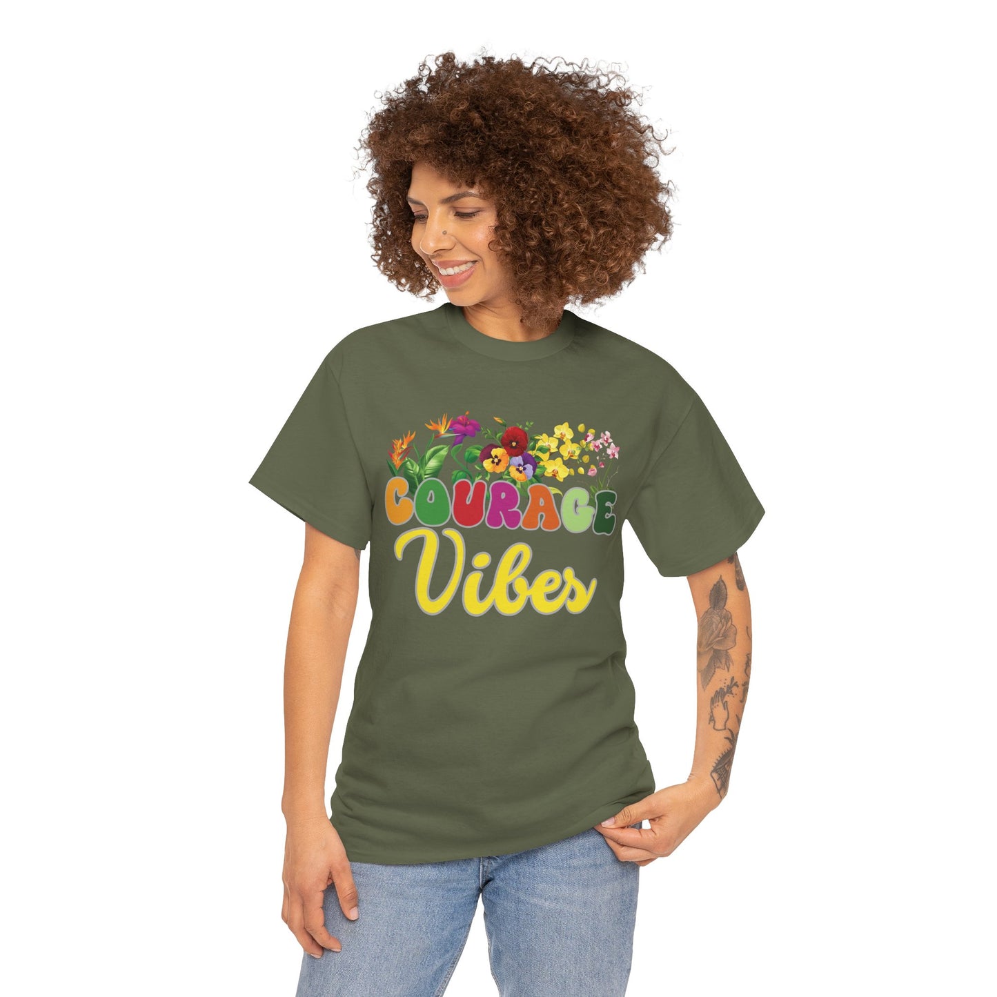 Courage Vibes Tee | Super Shirt for Positive Affirmations