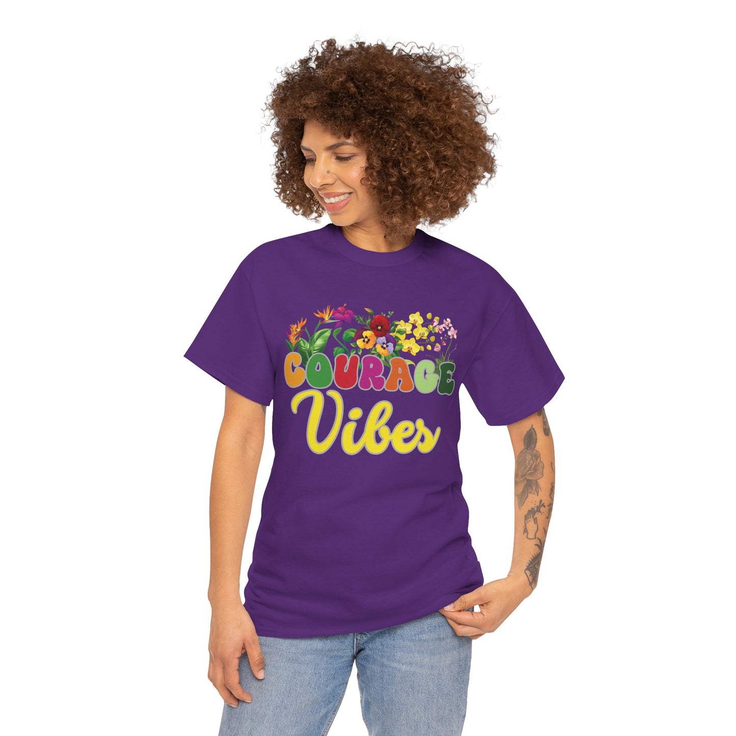 Courage Vibes Tee | Super Shirt for Positive Affirmations