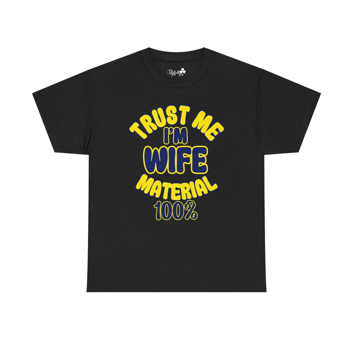 Couple Engagement Party T-Shirts | Trust Me, I'm Husband/Wife Material 100% | Two Super Shirts