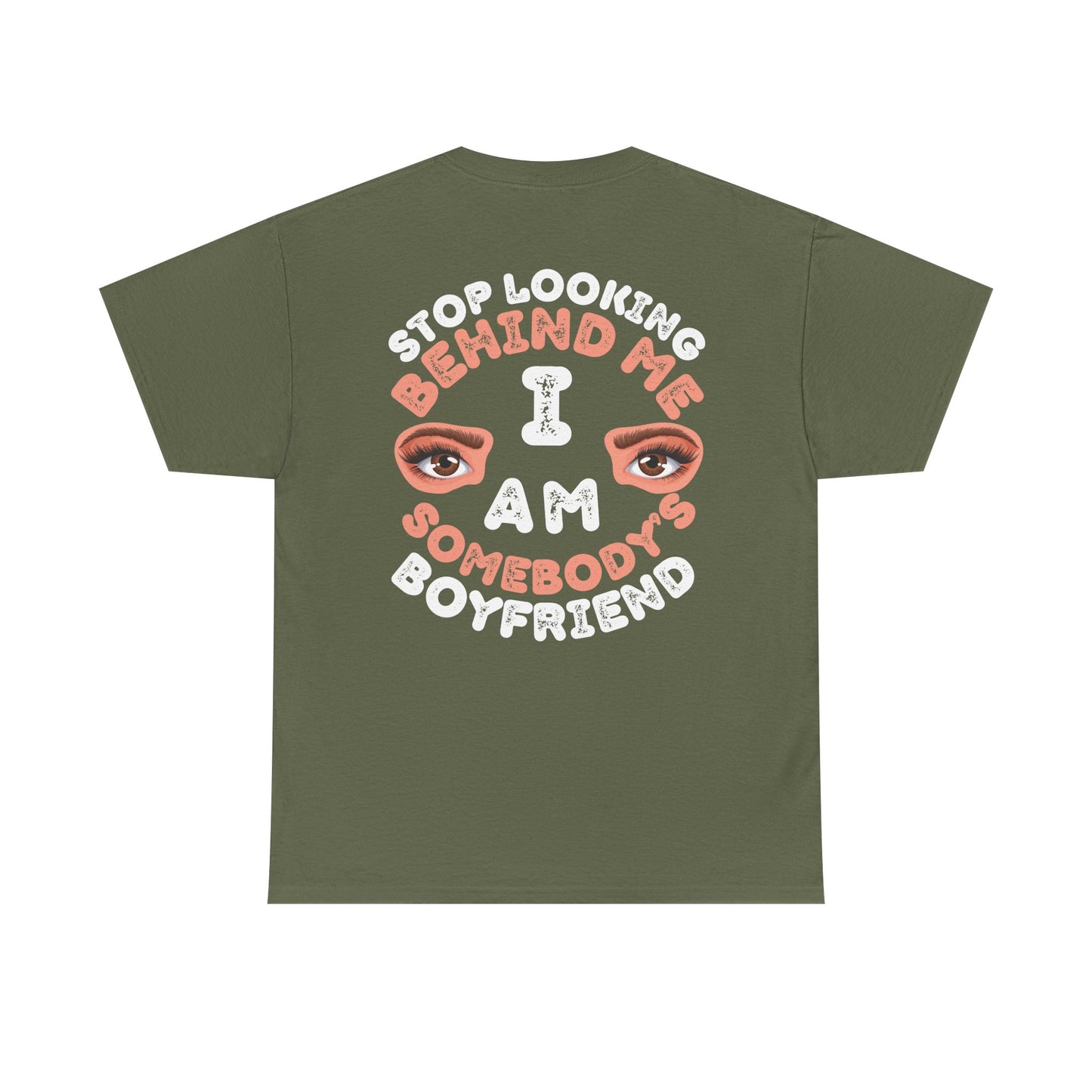 Funny Shirt For Boyfriends (Front and Back Prints) | I am Somebody's Boyfriend | Super T-shirt