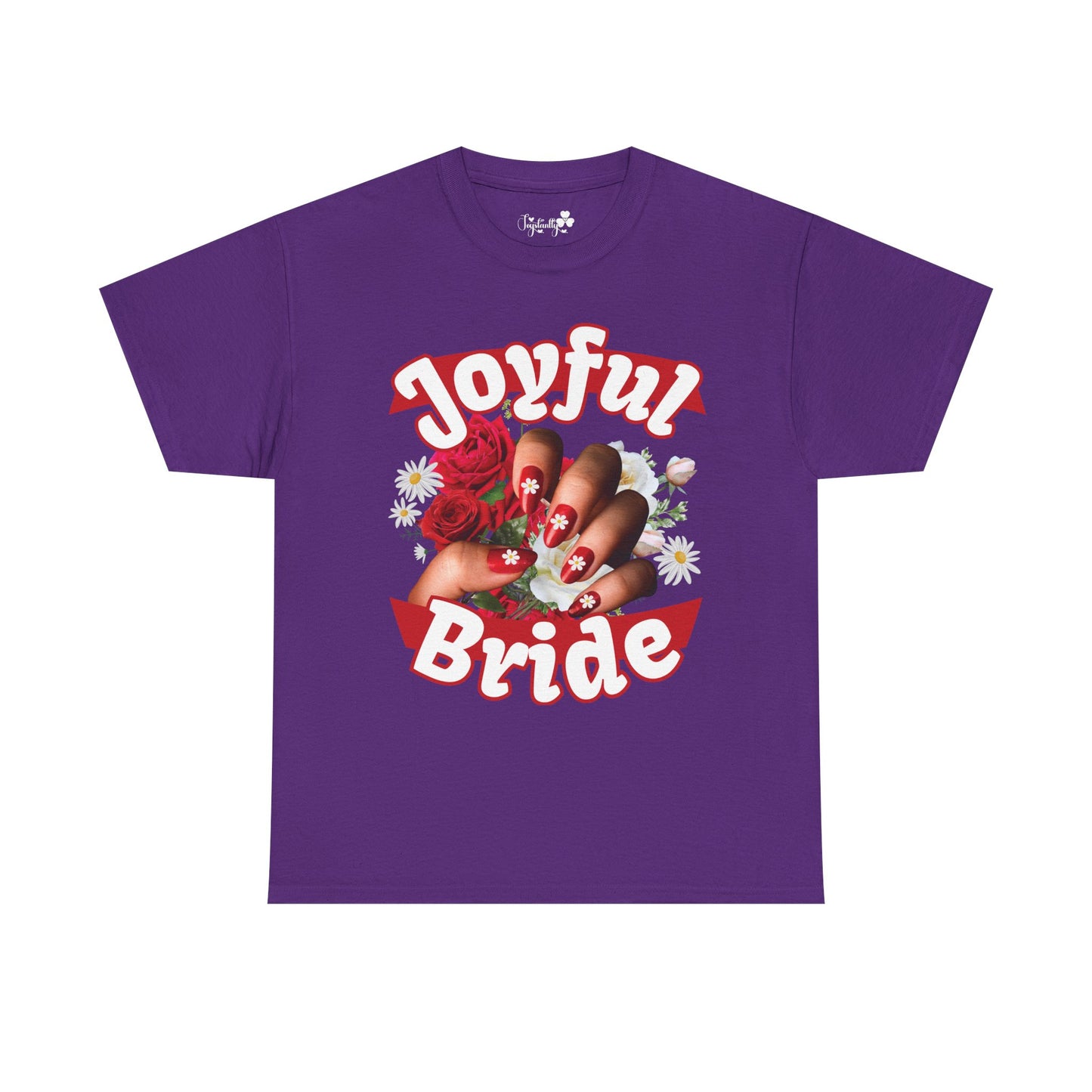 Floral Cute Bachelorette Party Shirt | Joyful Bride | Super T-shirt