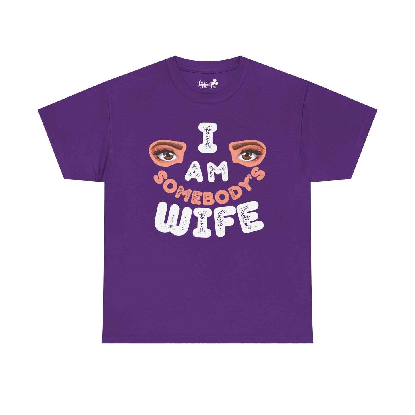 Funny Shirt For Wives (Front and Back Prints) | I am Somebody's Wife | Super T-shirt