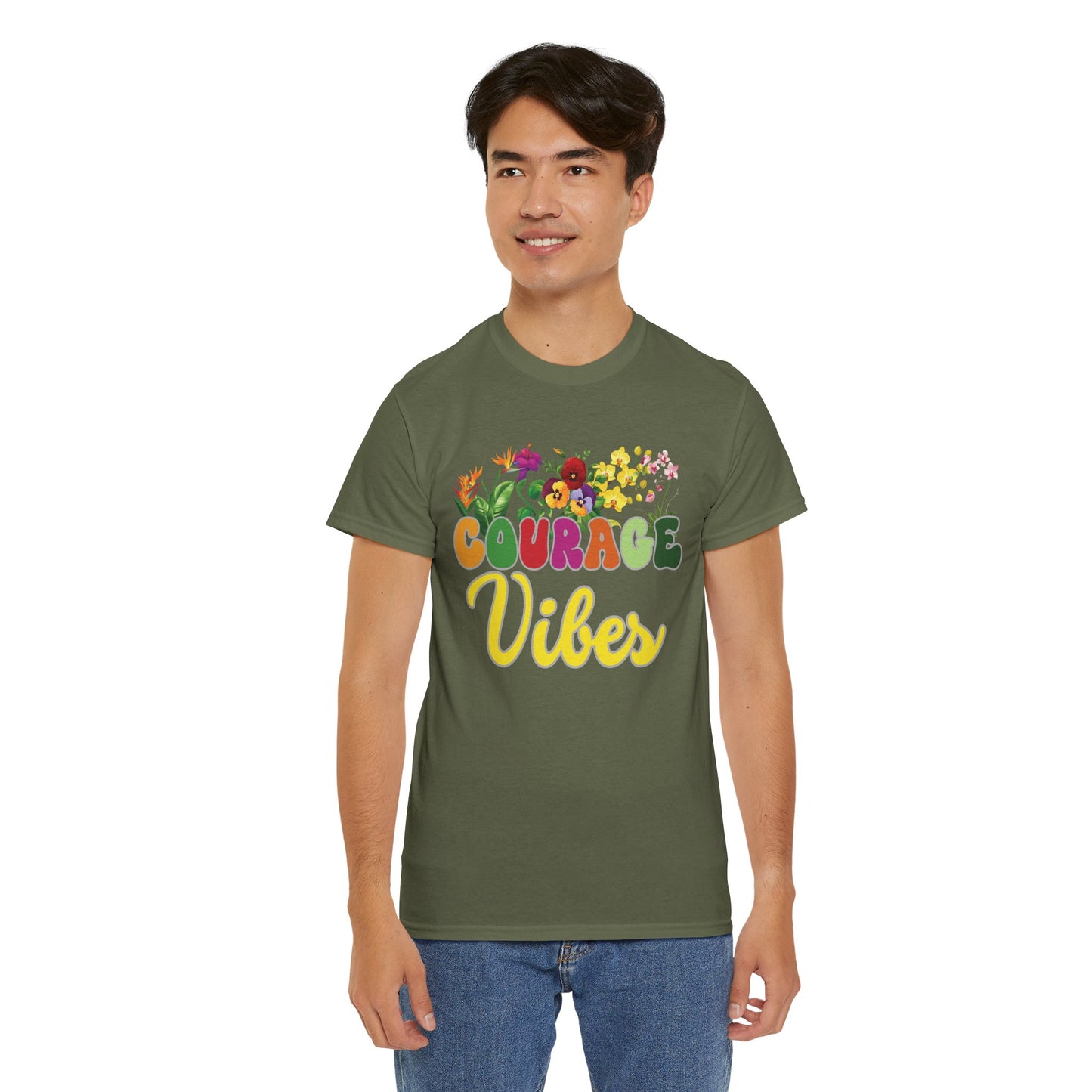 Courage Vibes Tee | Super Shirt for Positive Affirmations
