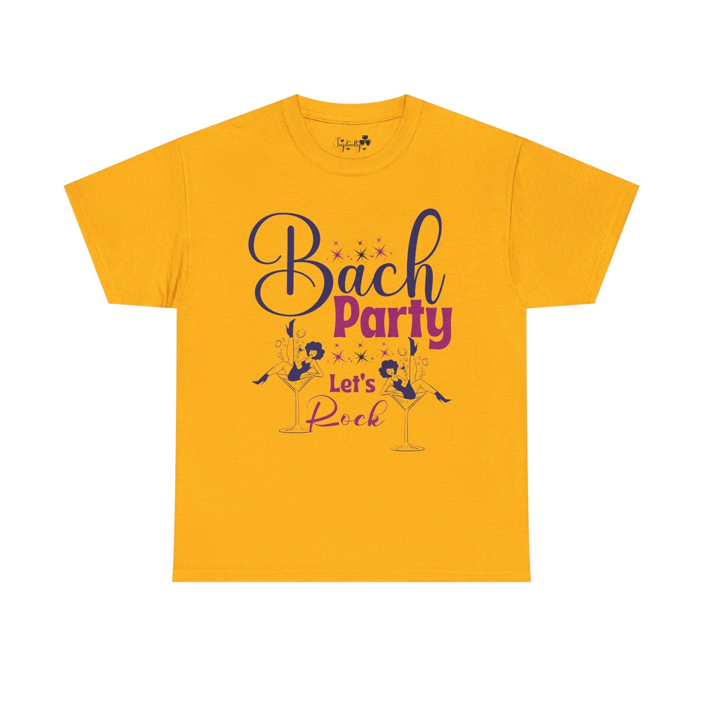 Cute Bachelorette Party Shirt | Bach Party, Let's Rock | Super T-shirt