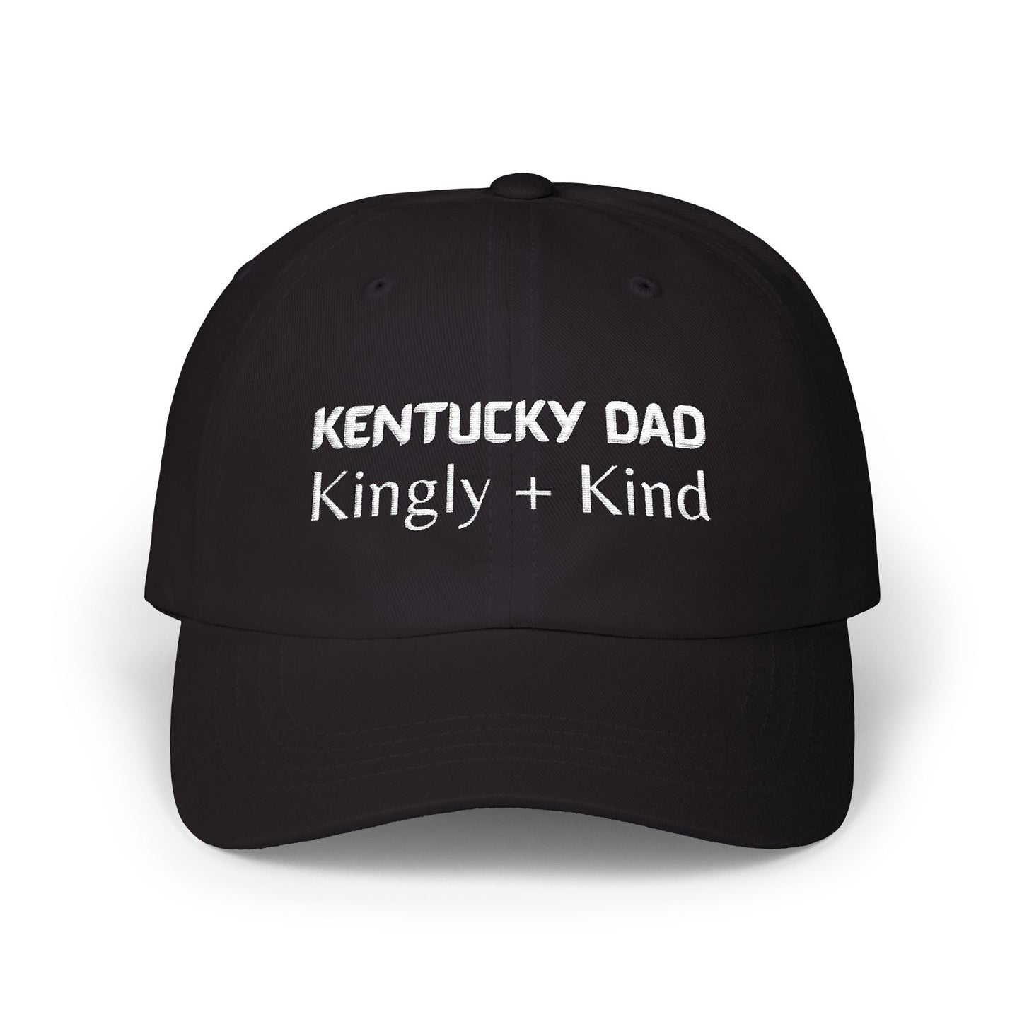 Black Baseball Cap. Best Embroidered Cap For Kentucky Dads.