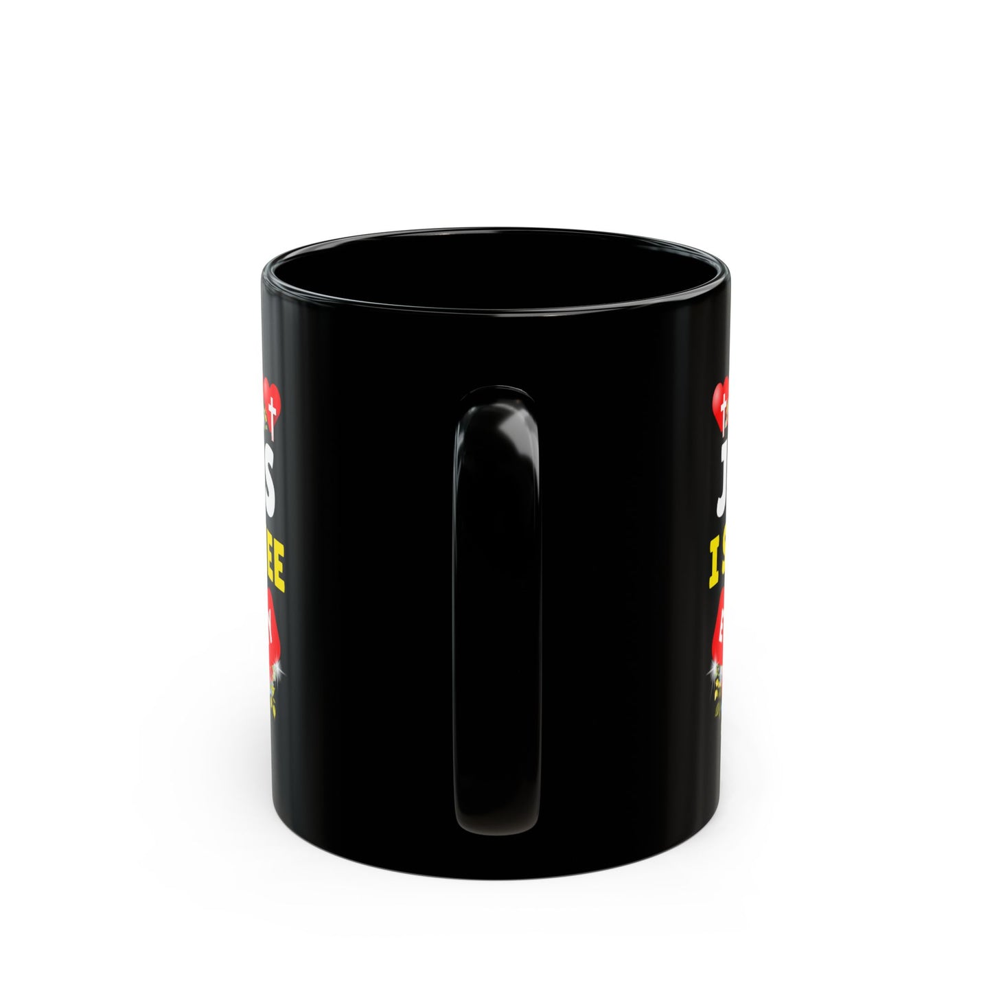 Christian Funny Black Mug, Evangelism Cute Prayer Cup, Jesus Bible Church Gospel Believers, Birthdays, Easter, Christmas Mug