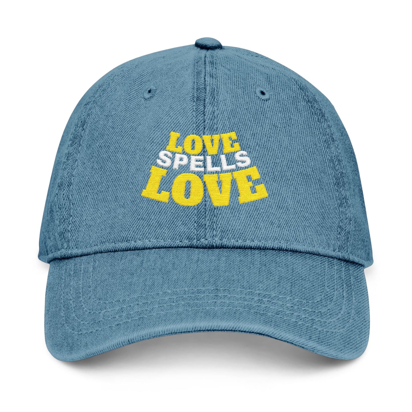 Embroidered Denim Cap | Love Spells Love | Strong Cap