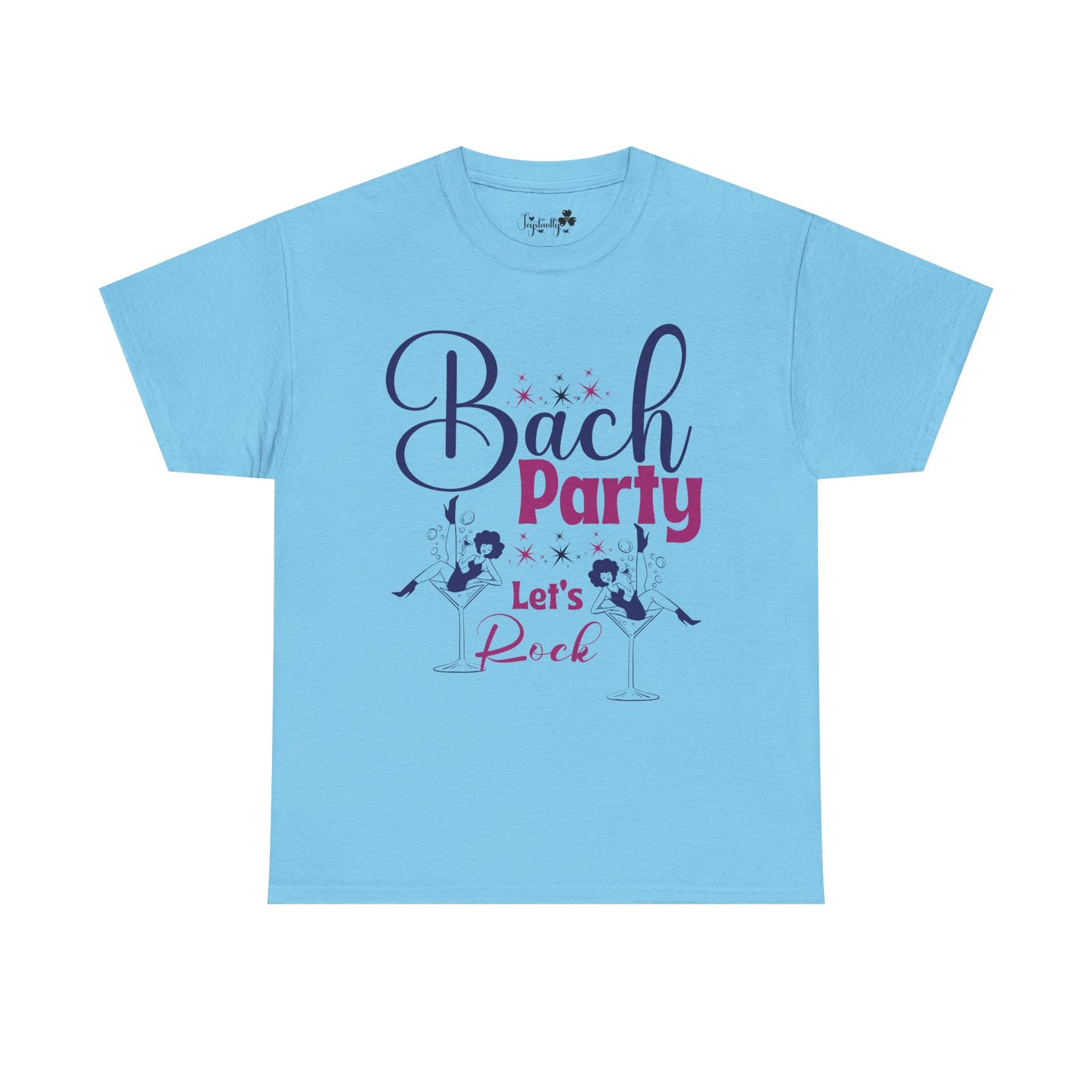 Cute Bachelorette Party Shirt | Bach Party, Let's Rock | Super T-shirt