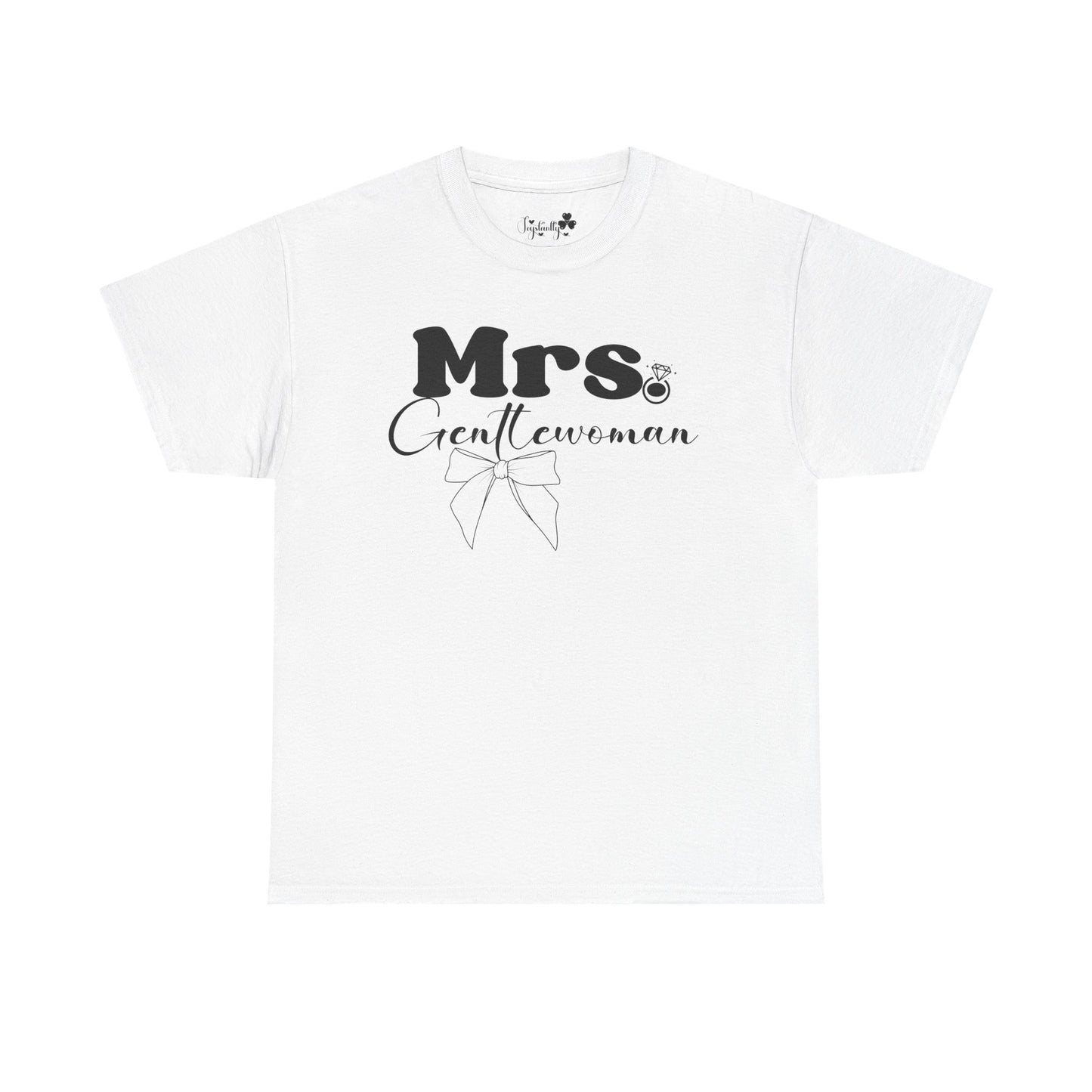 Couple Matching T-shirts | Mrs. Gentlewoman + Mr. Gentleman | Two Super shirts