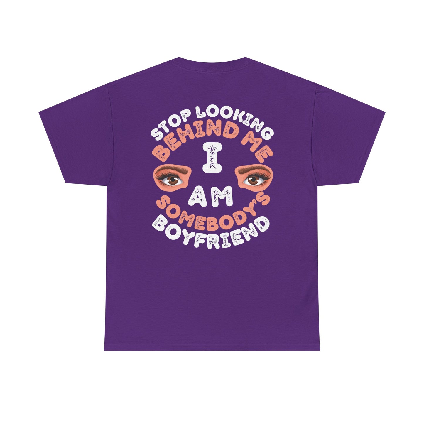 Funny Shirt For Boyfriends (Front and Back Prints) | I am Somebody's Boyfriend | Super T-shirt