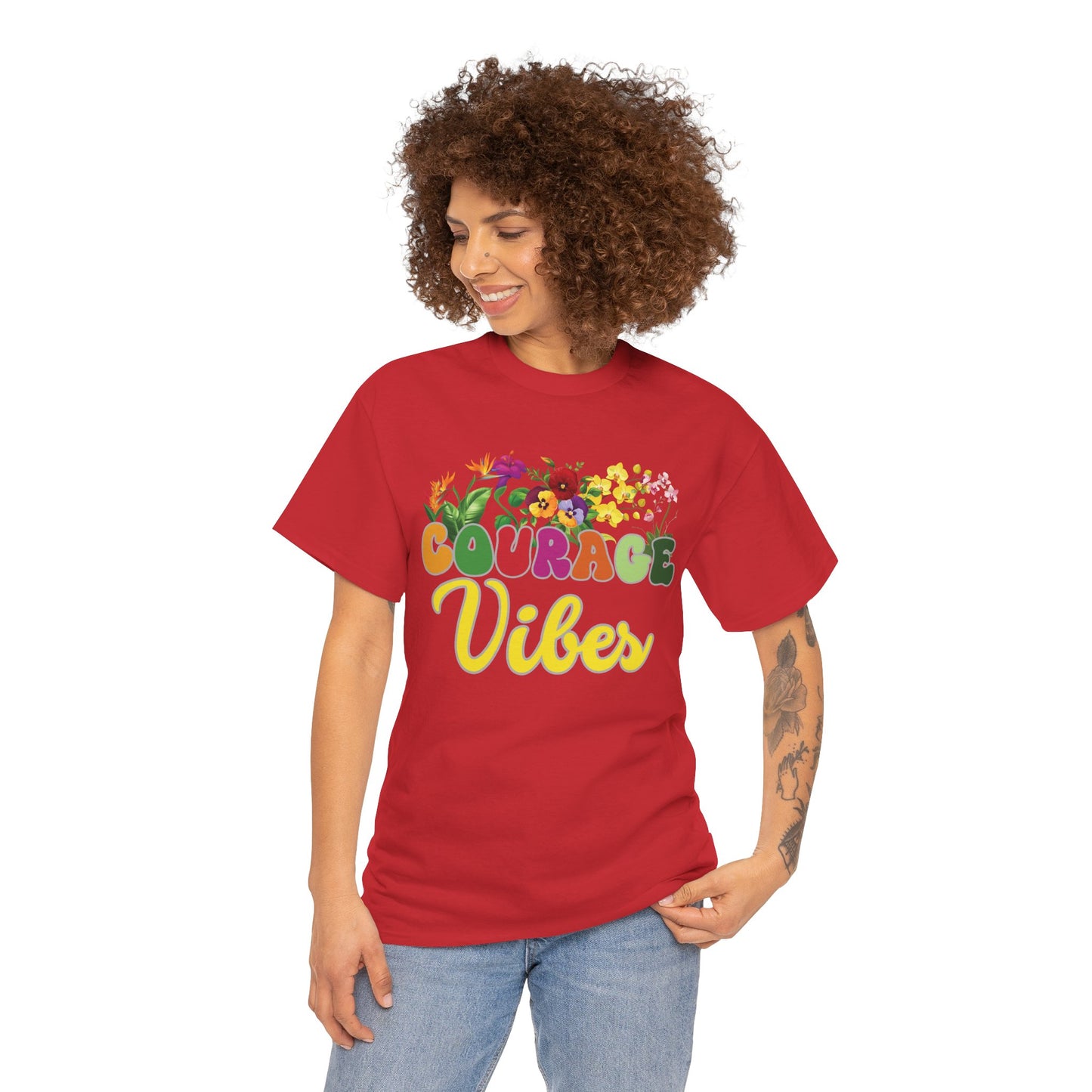 Courage Vibes Tee | Super Shirt for Positive Affirmations