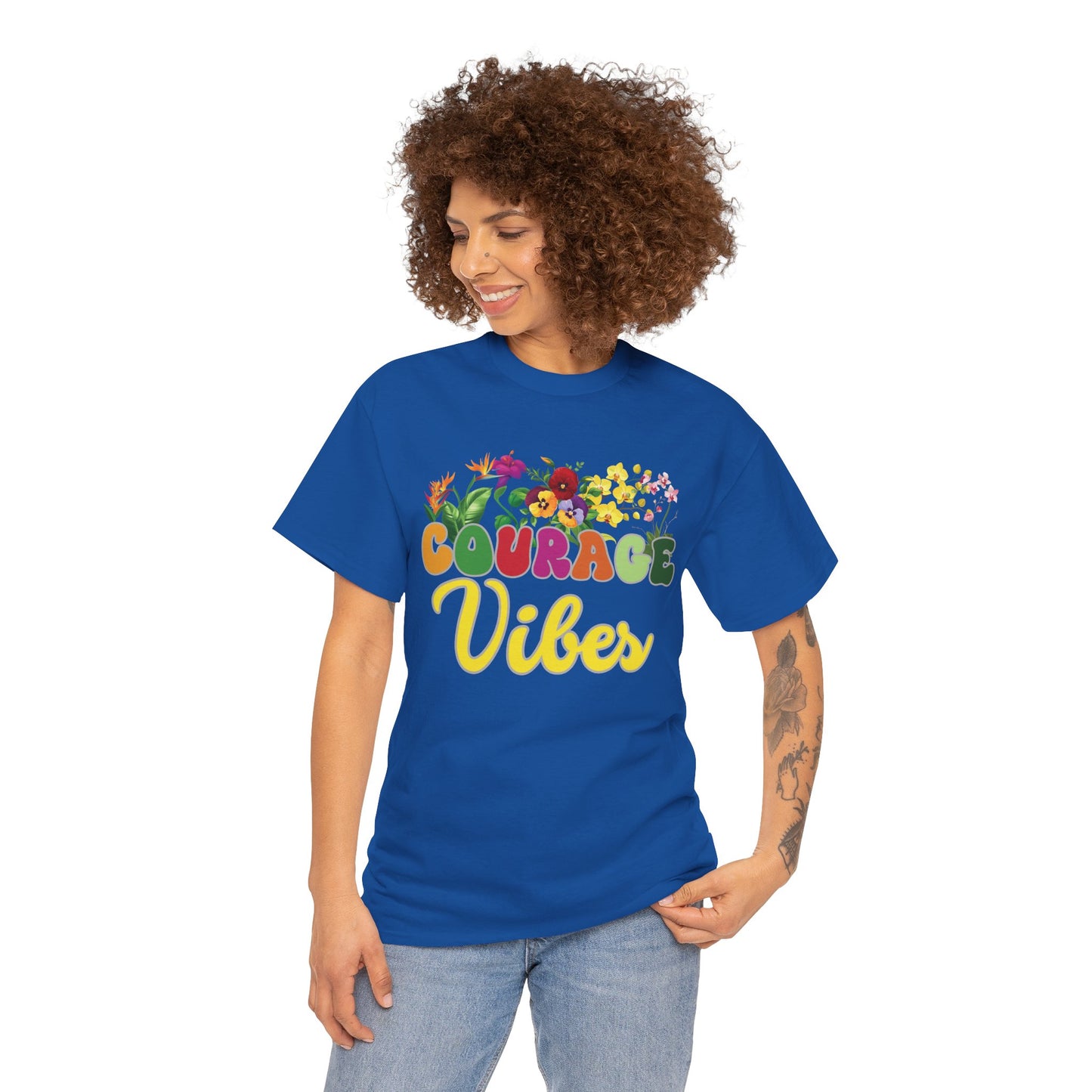 Courage Vibes Tee | Super Shirt for Positive Affirmations