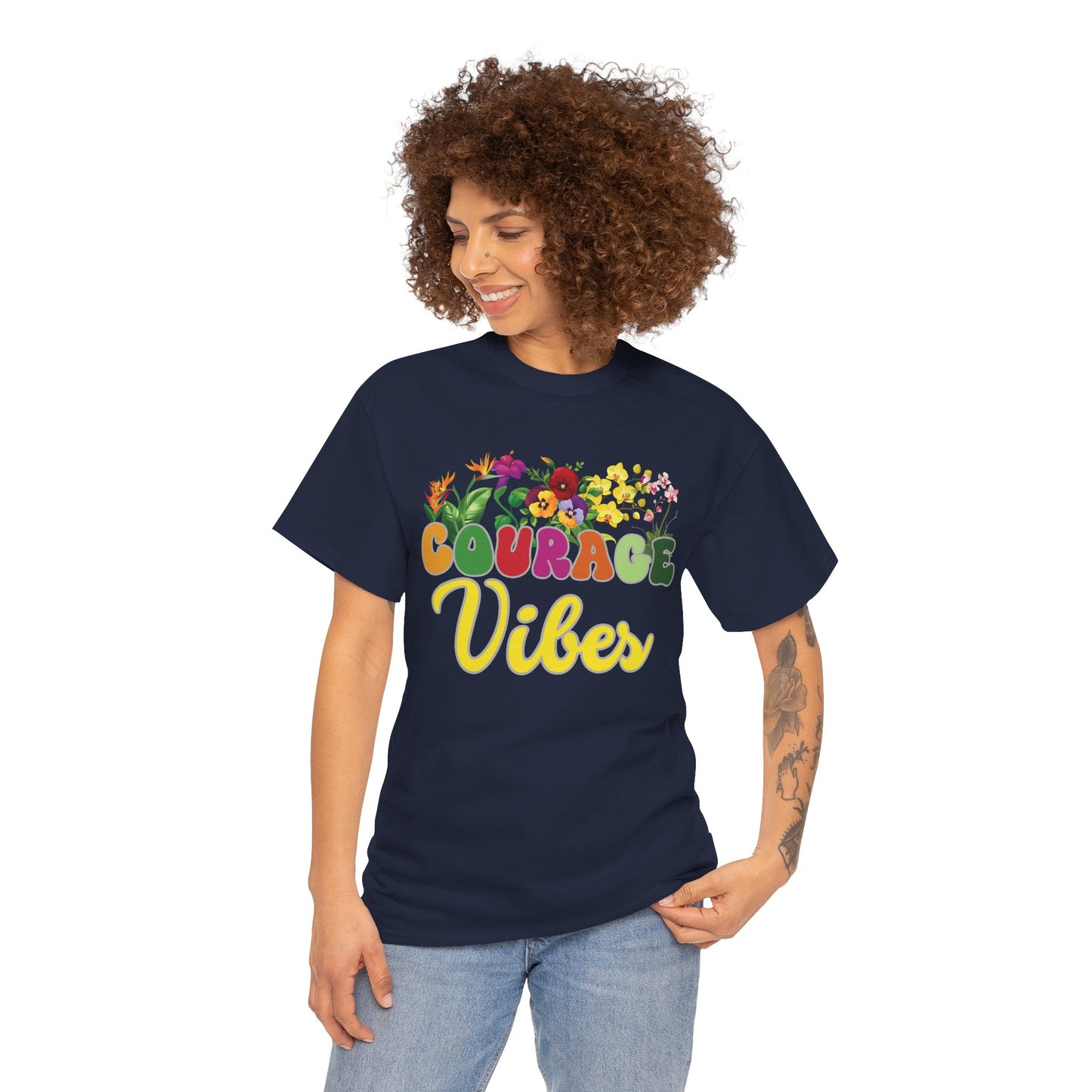 Courage Vibes Tee | Super Shirt for Positive Affirmations