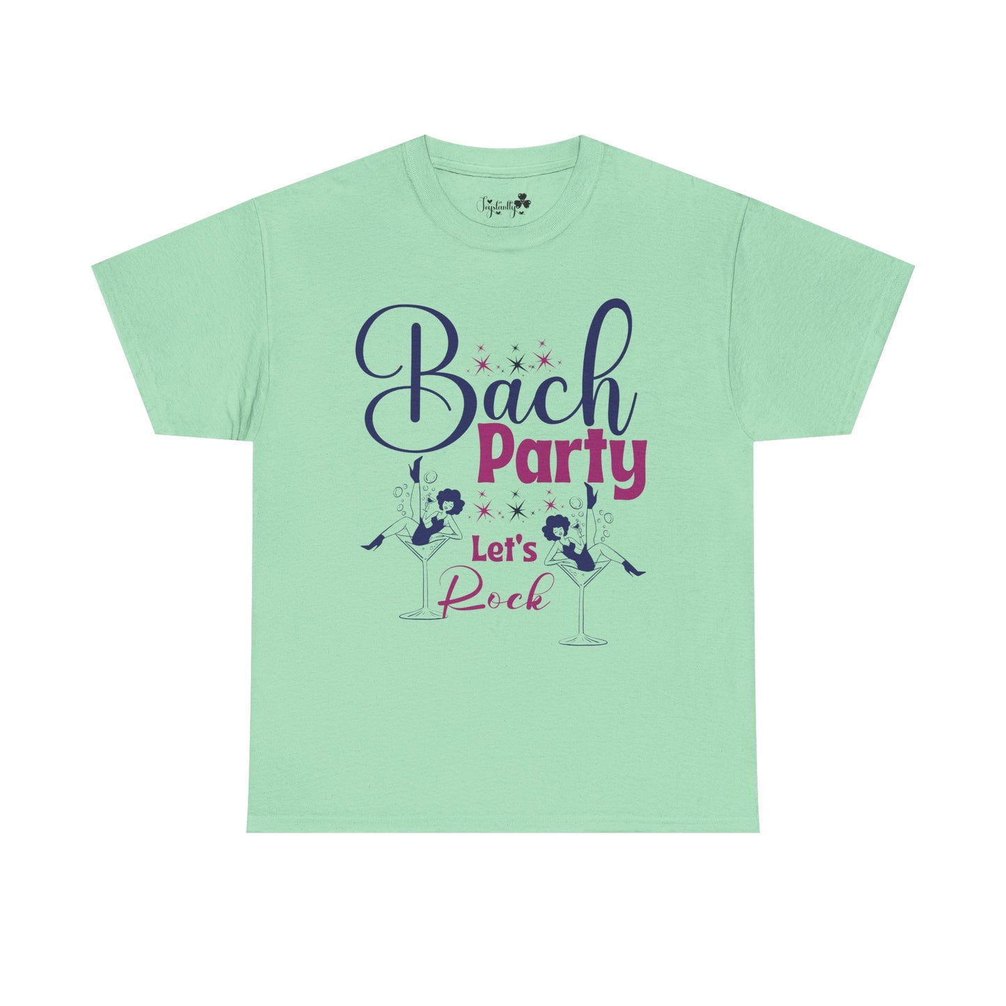 Cute Bachelorette Party Shirt | Bach Party, Let's Rock | Super T-shirt