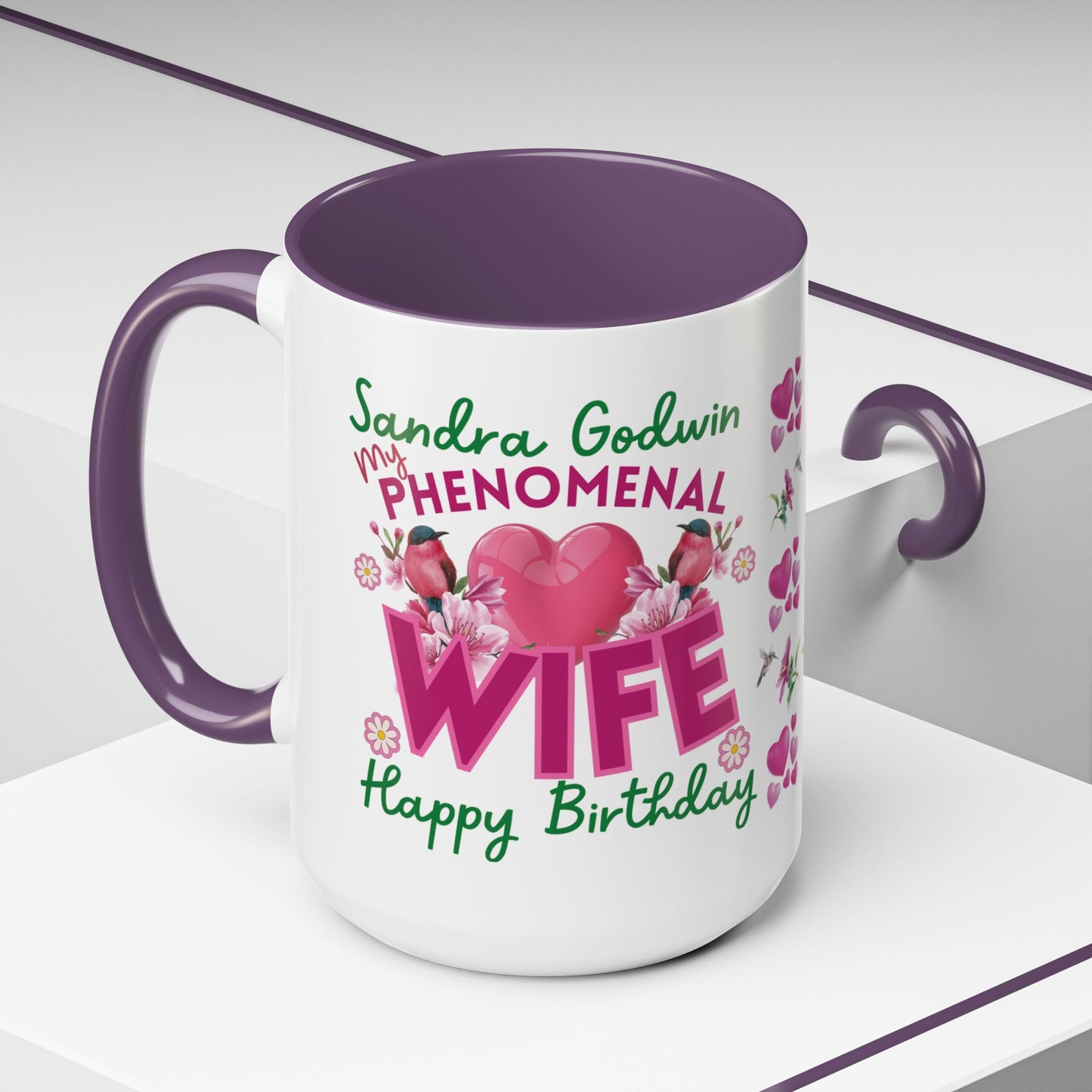 Personalized Birthday Mug for Wives.