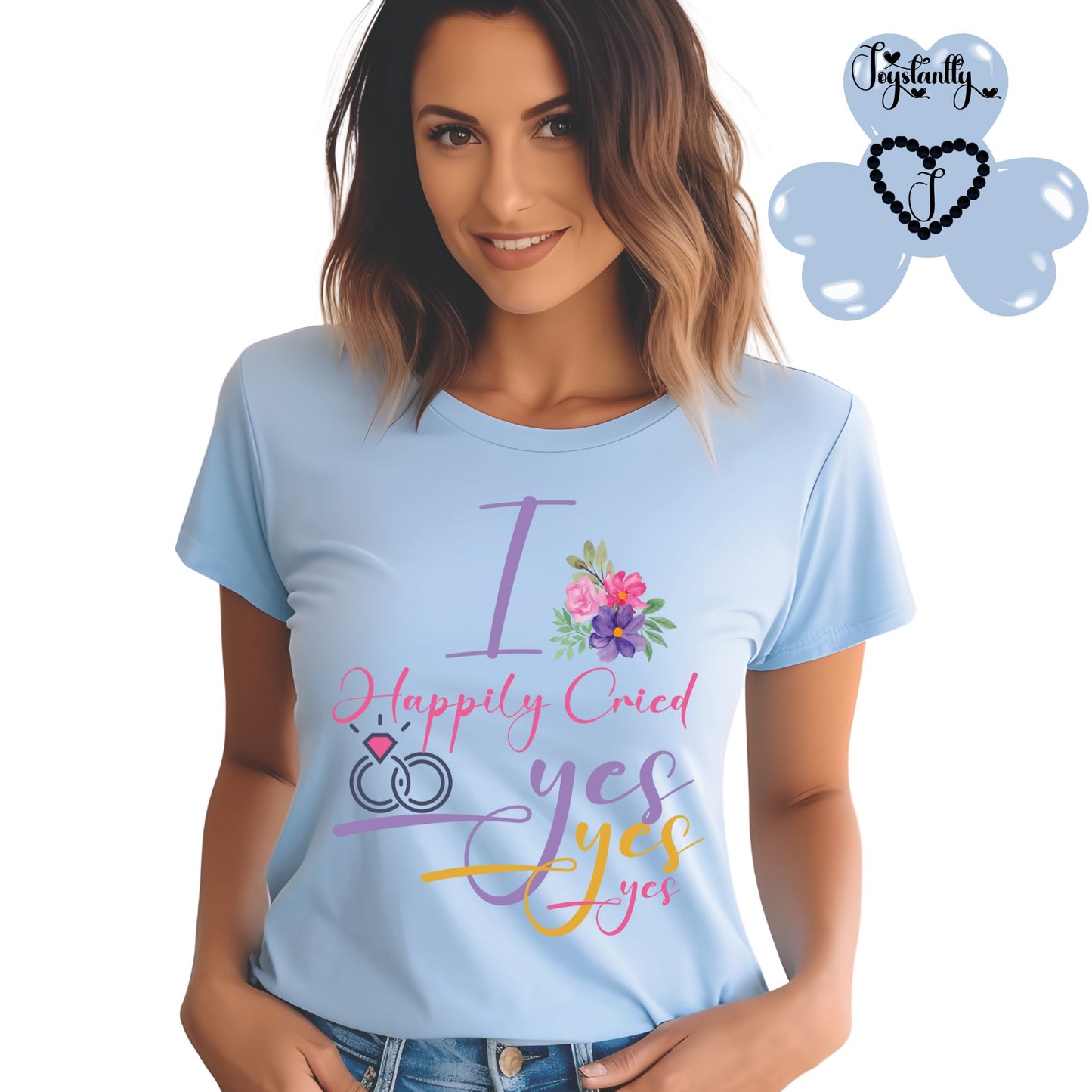 Bridal Shower Baby Blue T-shirt