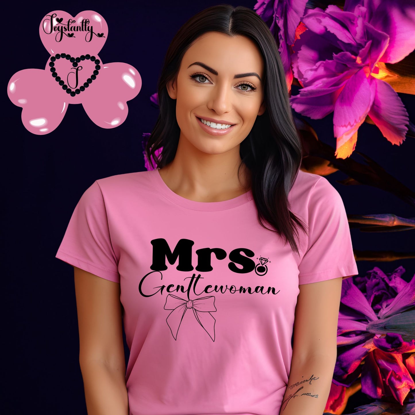 Azalea Pink Shirt. Shirt for Happy WIves