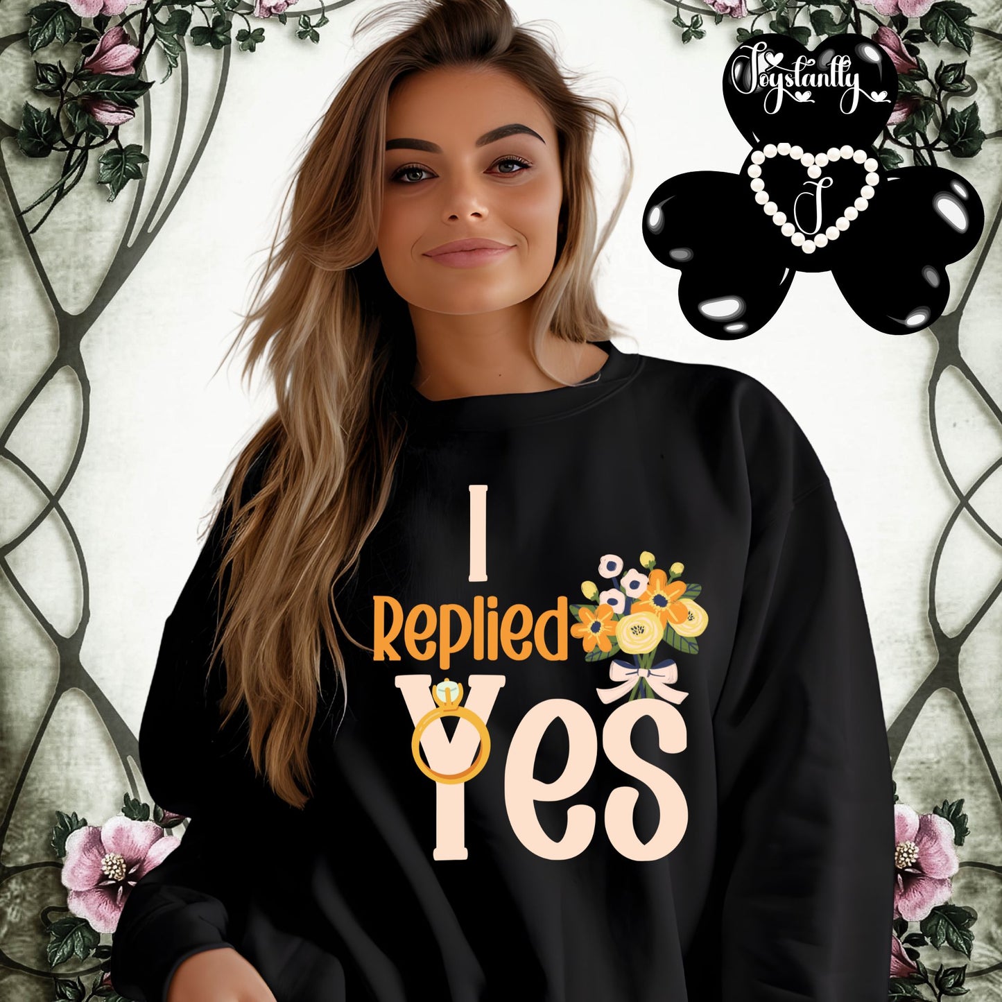 Bachelorette Party Black Sweatshirt