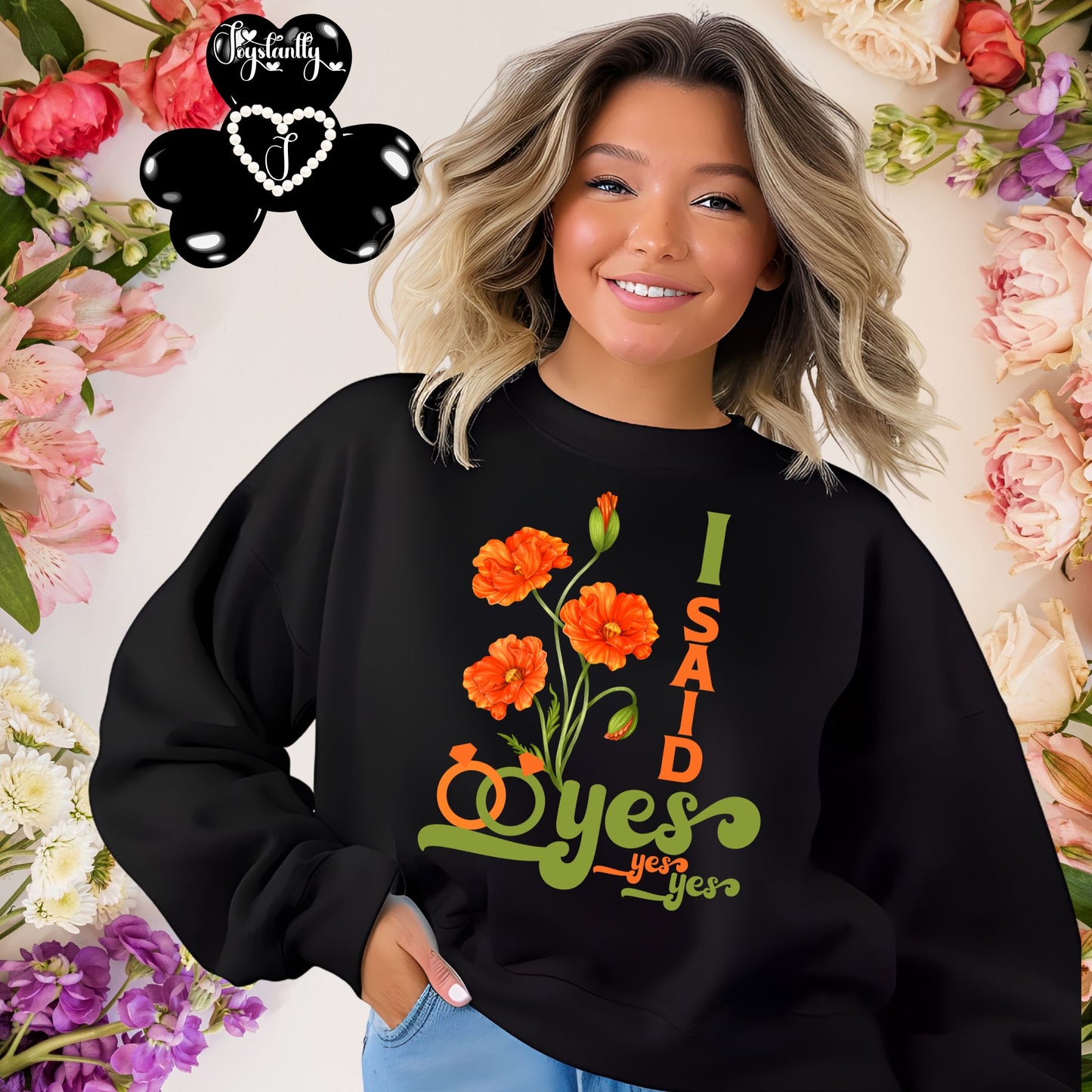 Bachelorette Party Black Sweatshirt