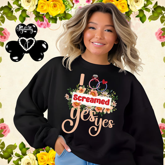 Bachelorette Party Black Sweatshirt