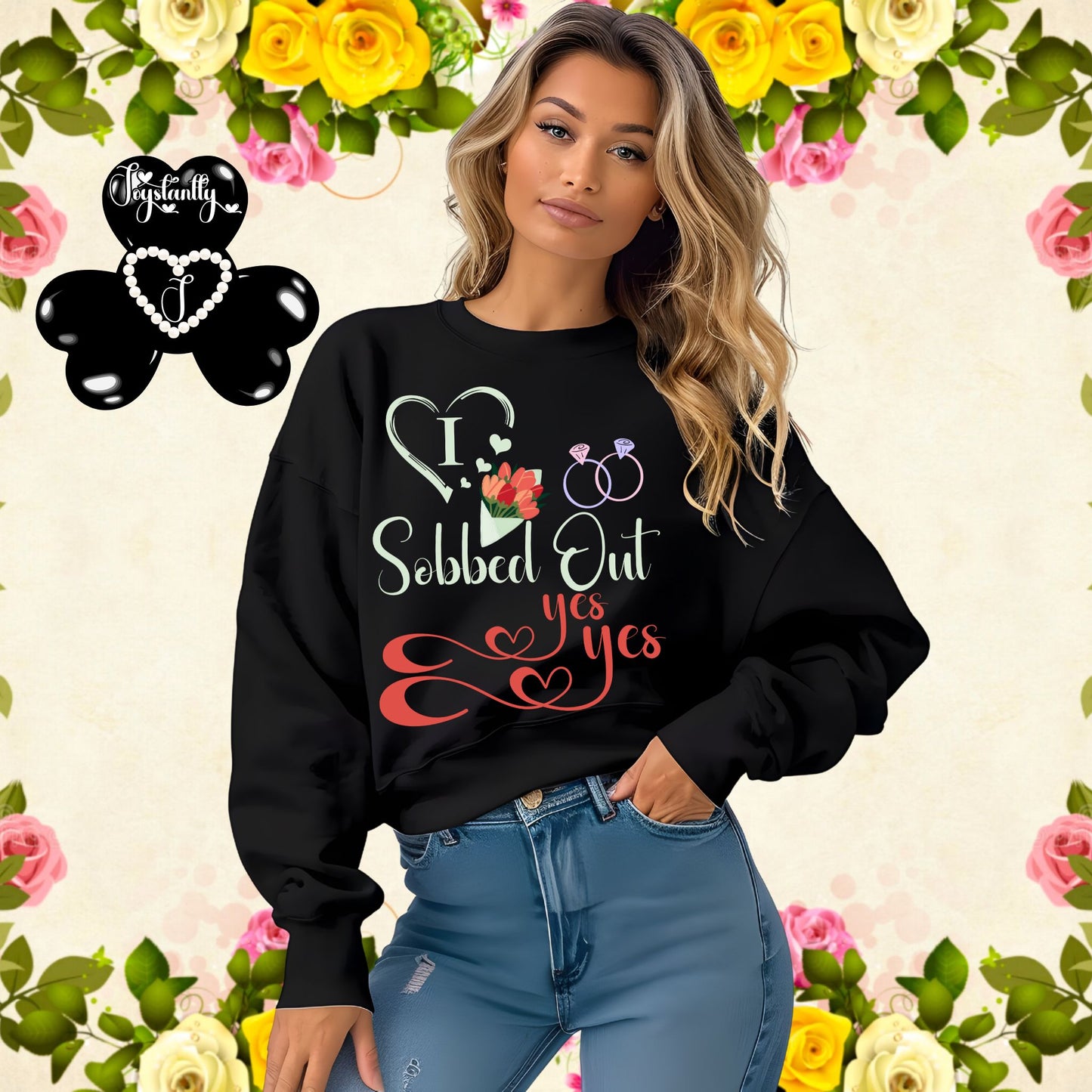 Bachelorette Party Black Sweatshirt