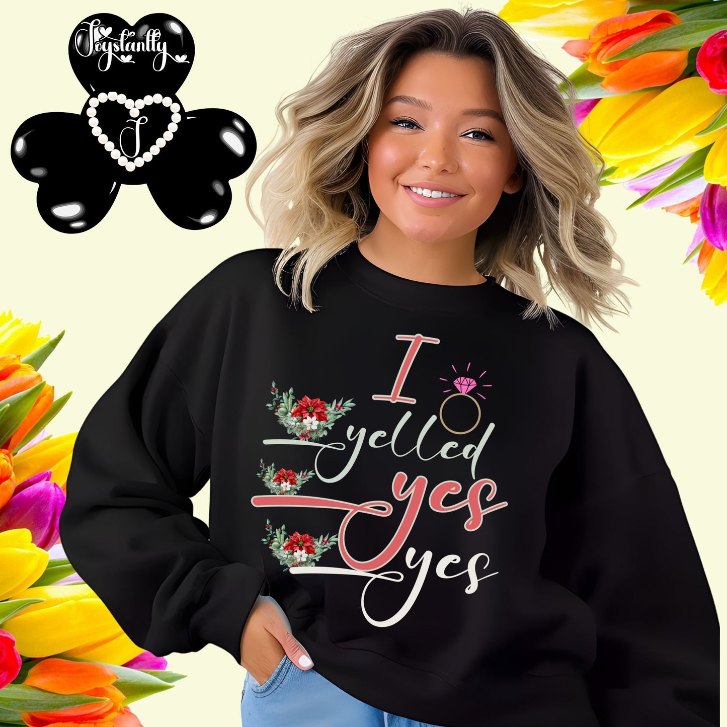 Bachelorette Party Black Sweatshirt