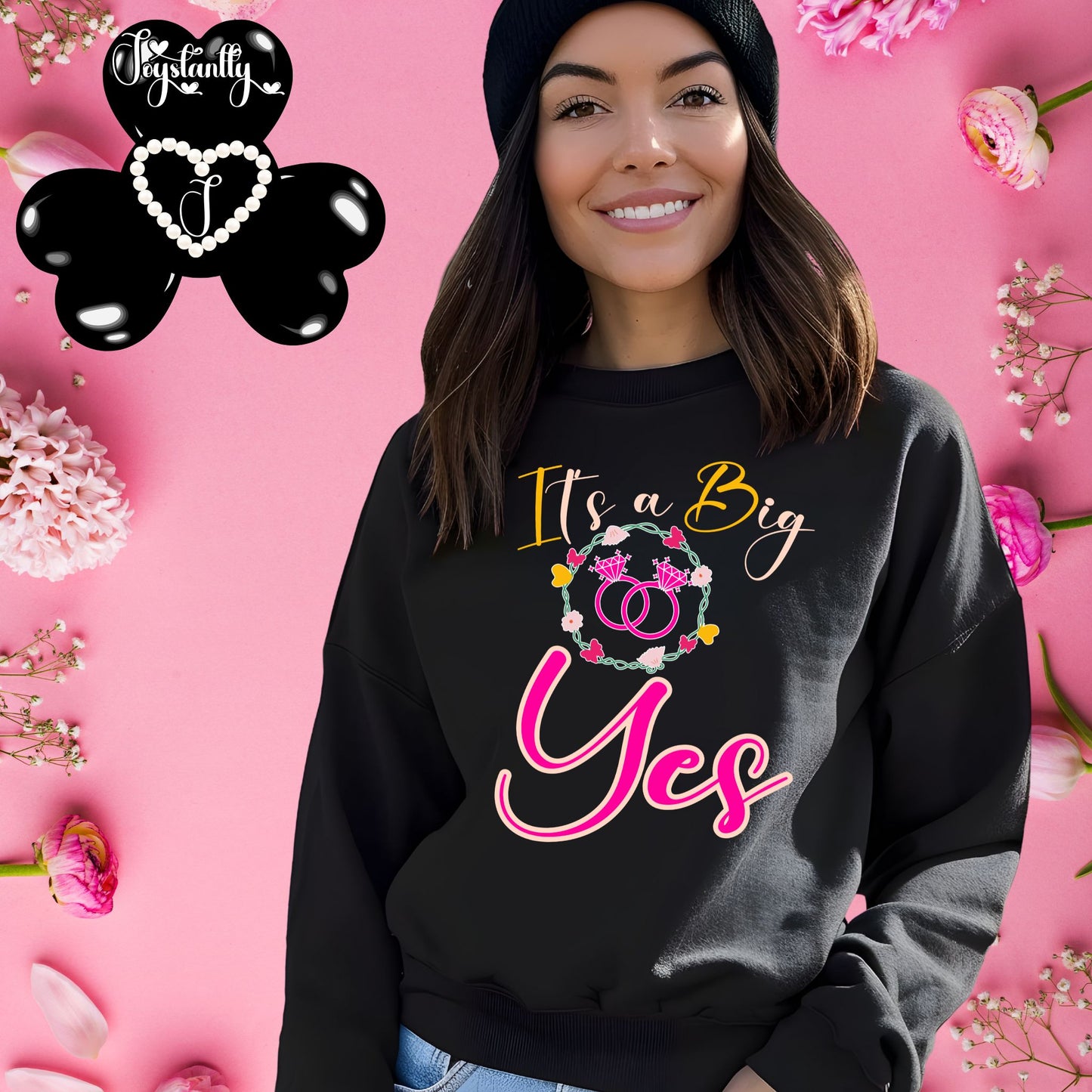 Bachelorette Party Black Sweatshirt