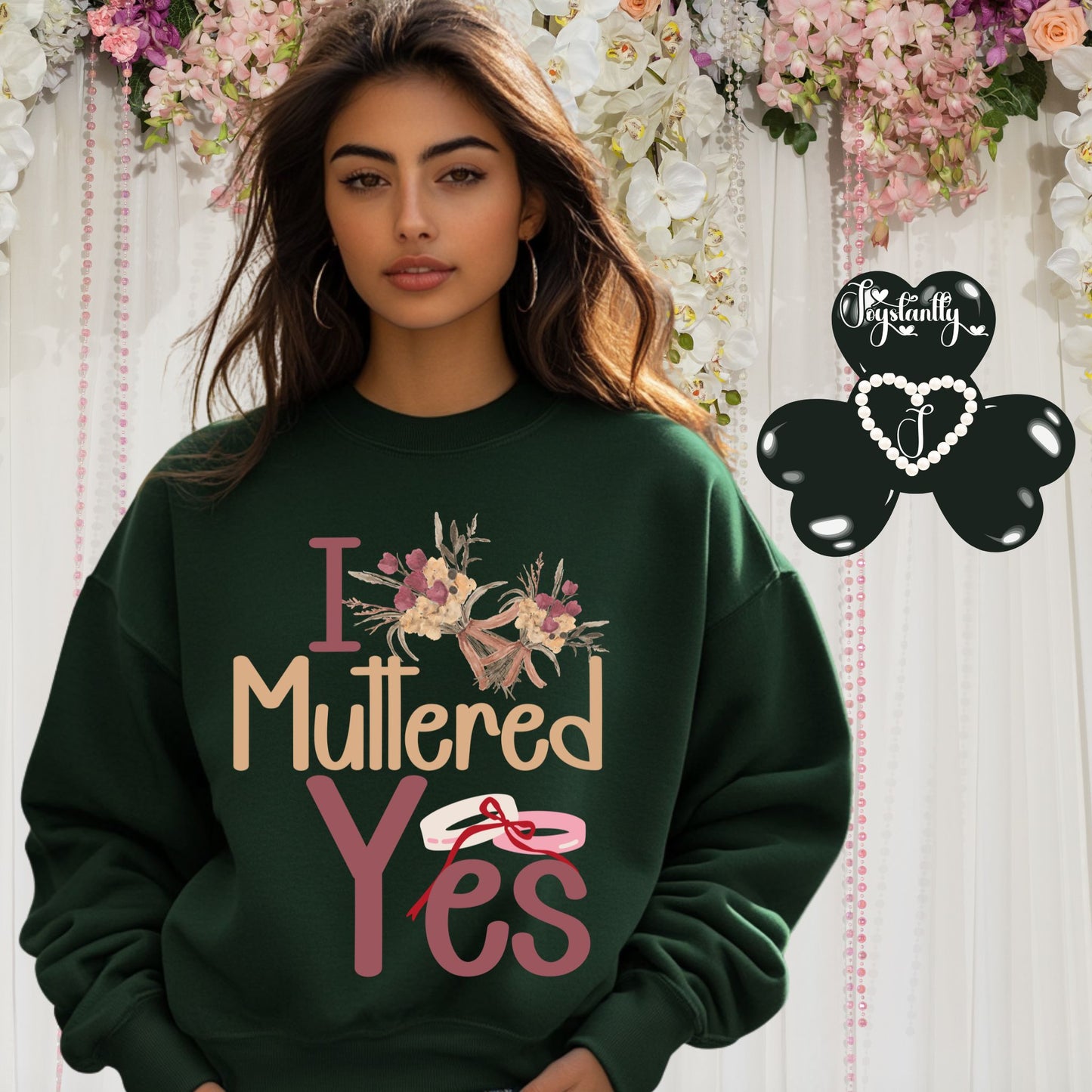 Bachelorette Party Forest Green Sweatshirt