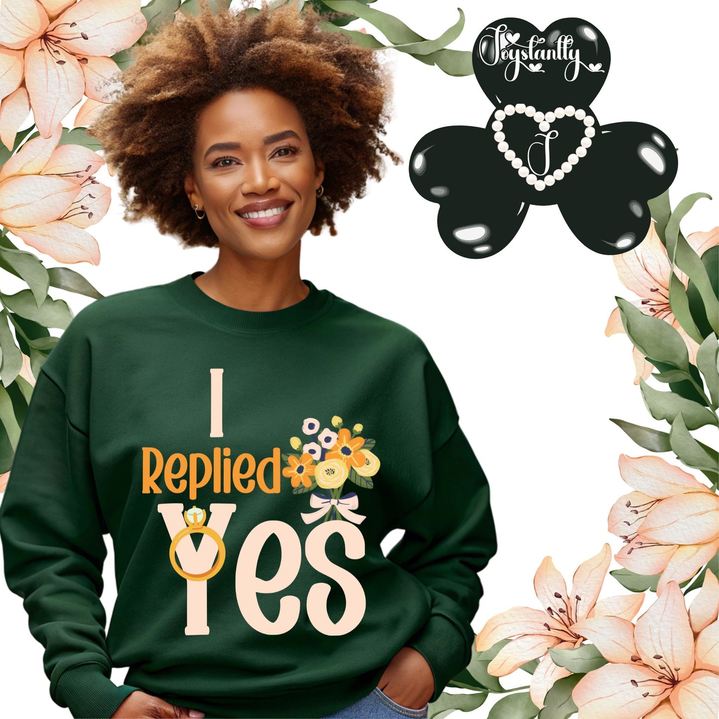 Bachelorette Party Forest Green Sweatshirt