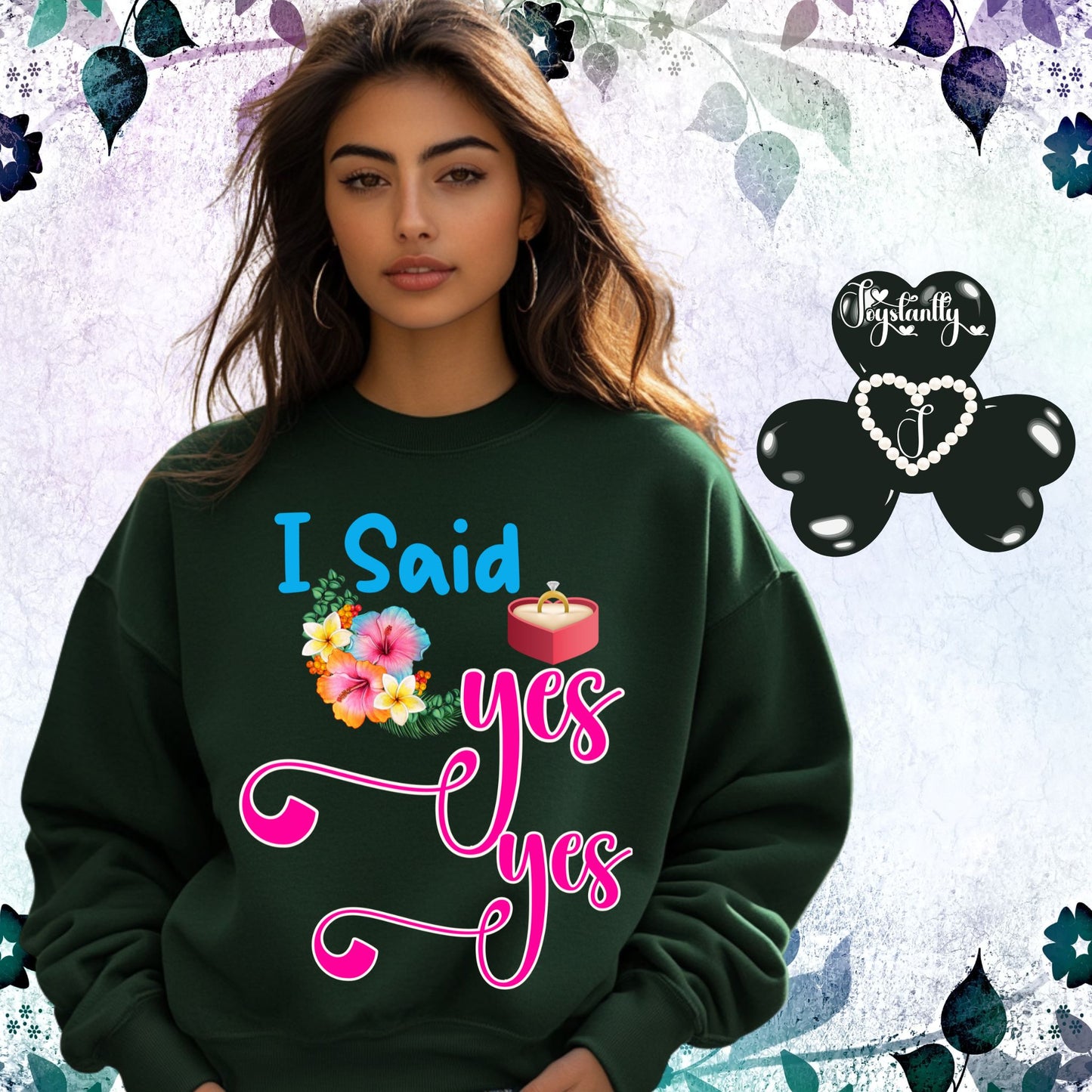 Bachelorette Party Forest Green Sweatshirt