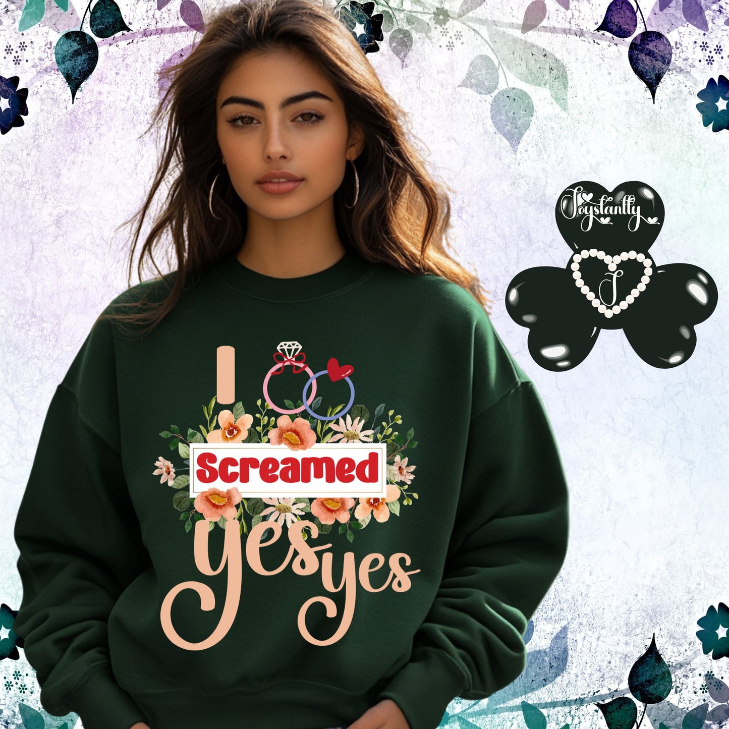 Bachelorette Party Forest Green Sweatshirt