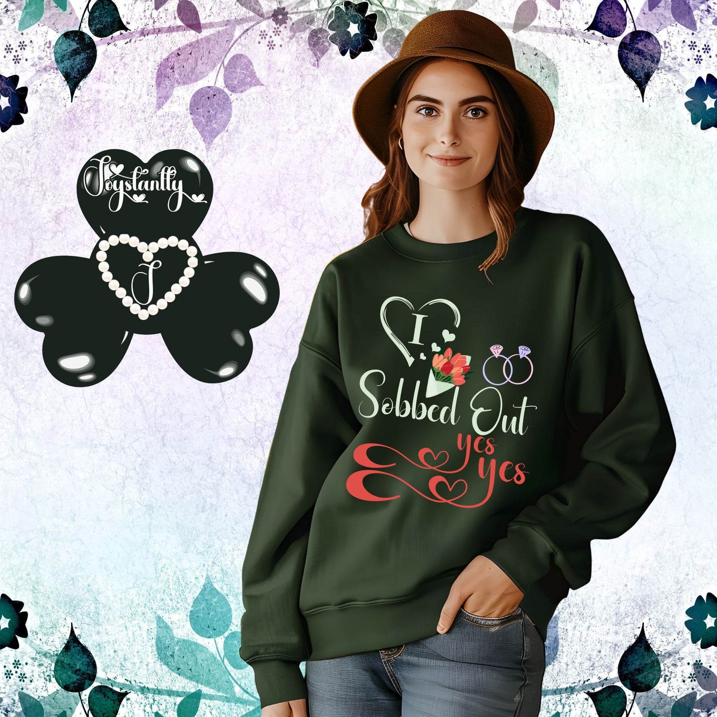 Bachelorette Party Forest Green Sweatshirt