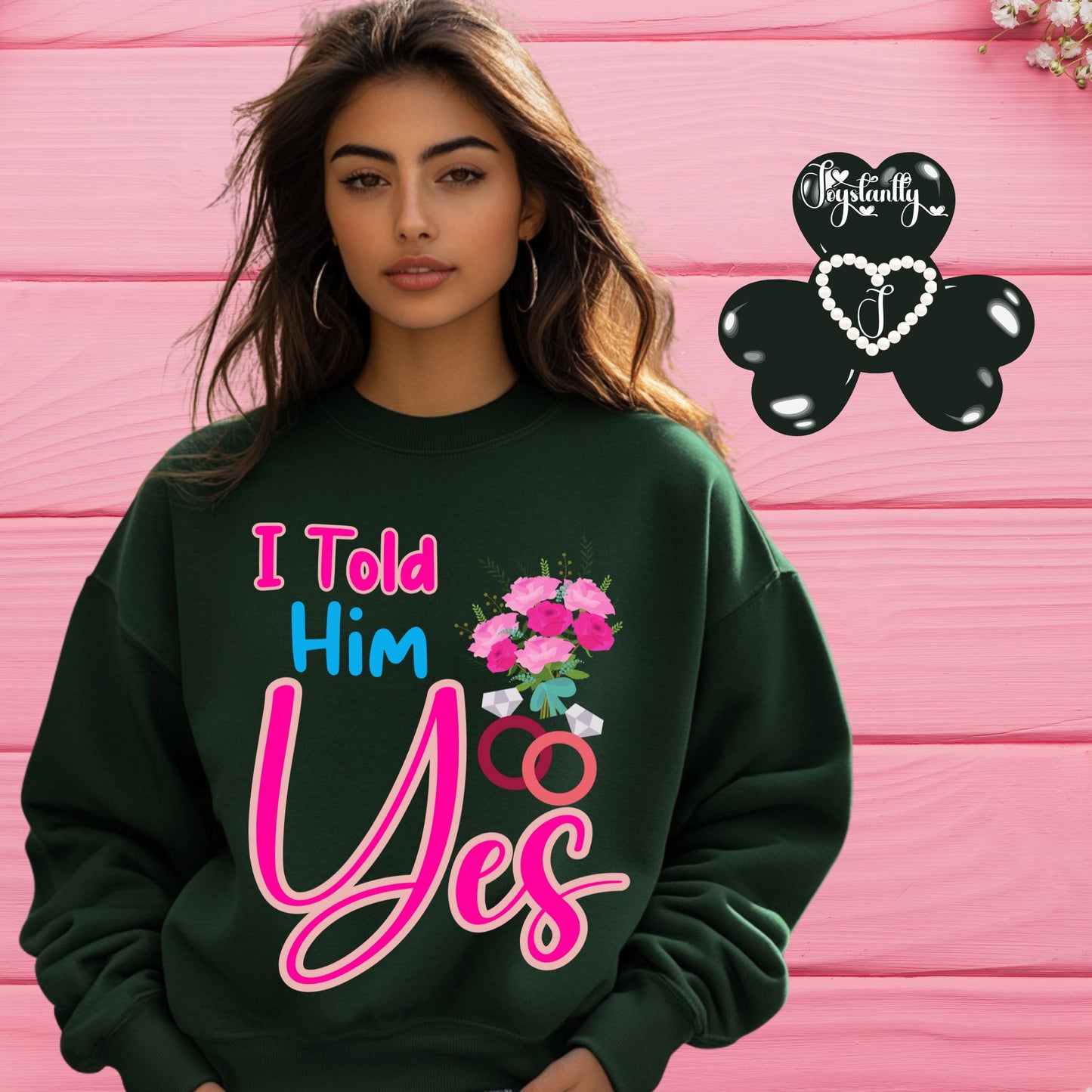 Bachelorette Party Forest Green Sweatshirt
