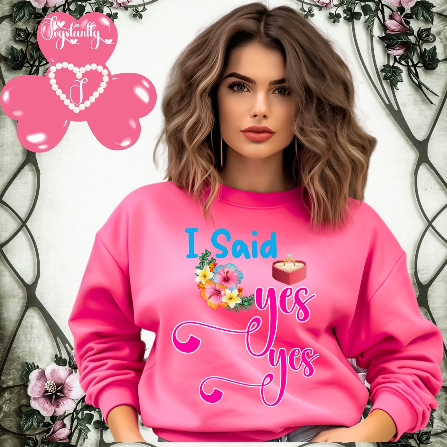 Bachelorette Party Heliconia Deep Pink Sweatshirt