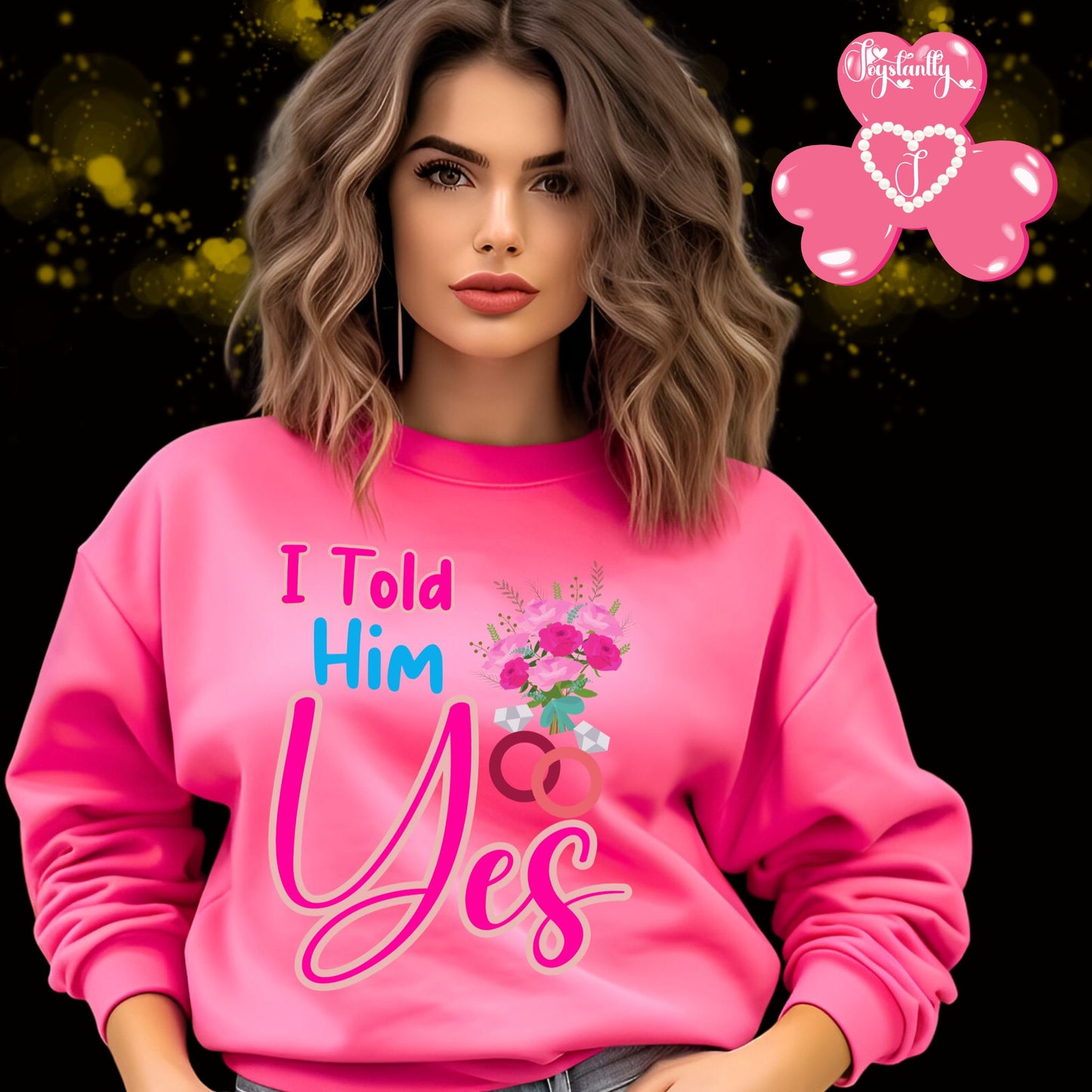 Bachelorette Party Heliconia Deep Pink Sweatshirt