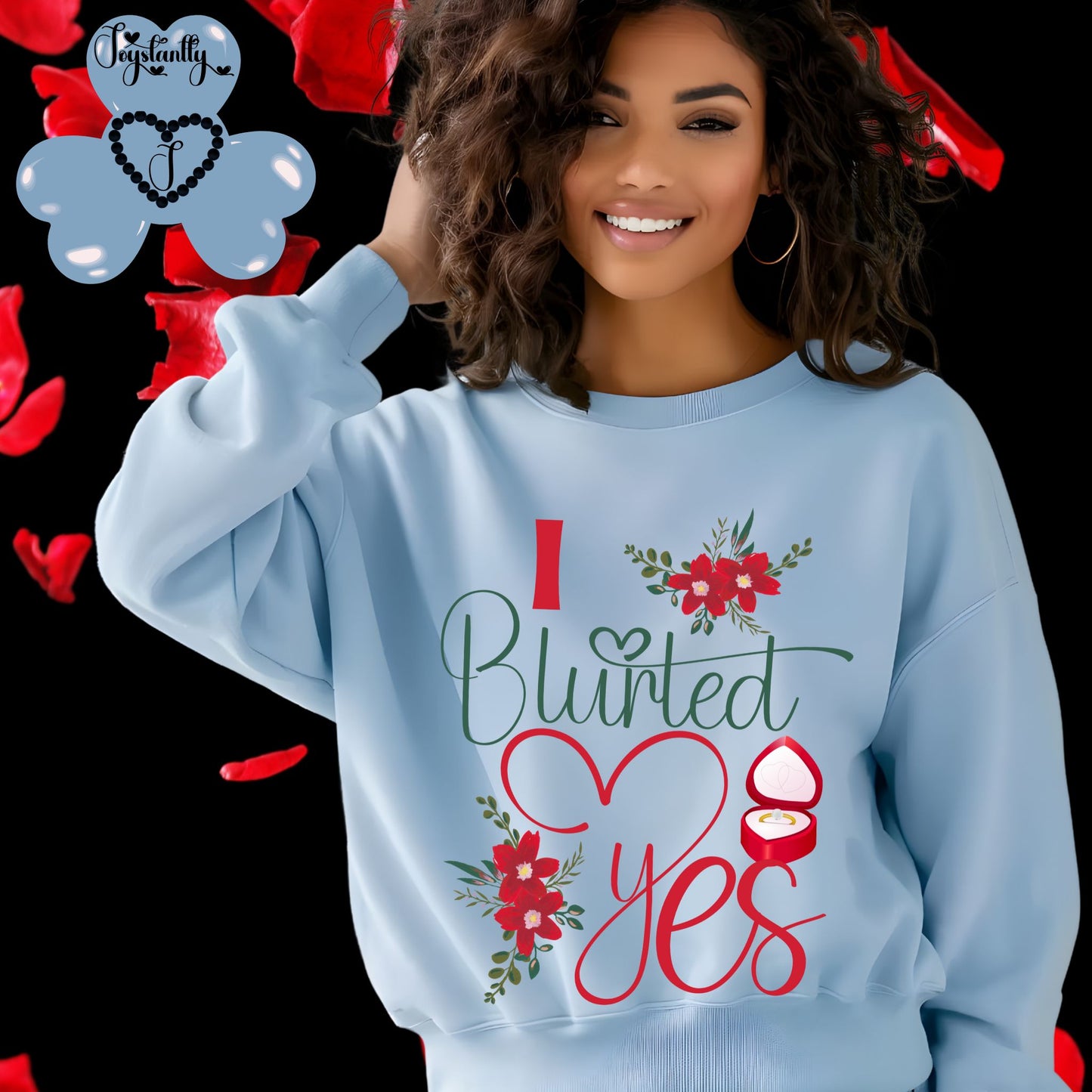 Bachelorette Party Light Blue Sweatshirt
