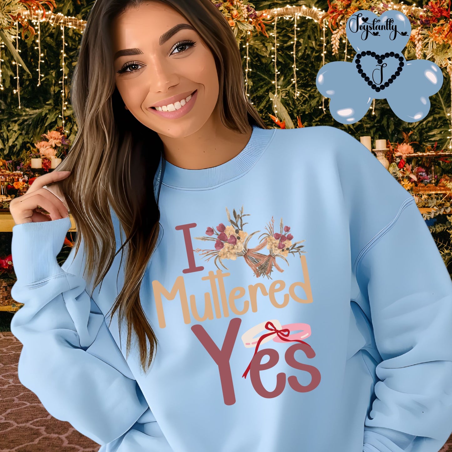 Bachelorette Party Light Blue Sweatshirt