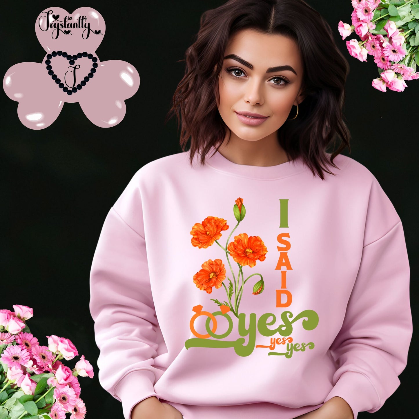 Bachelorette Party Light Pink Sweatshirt