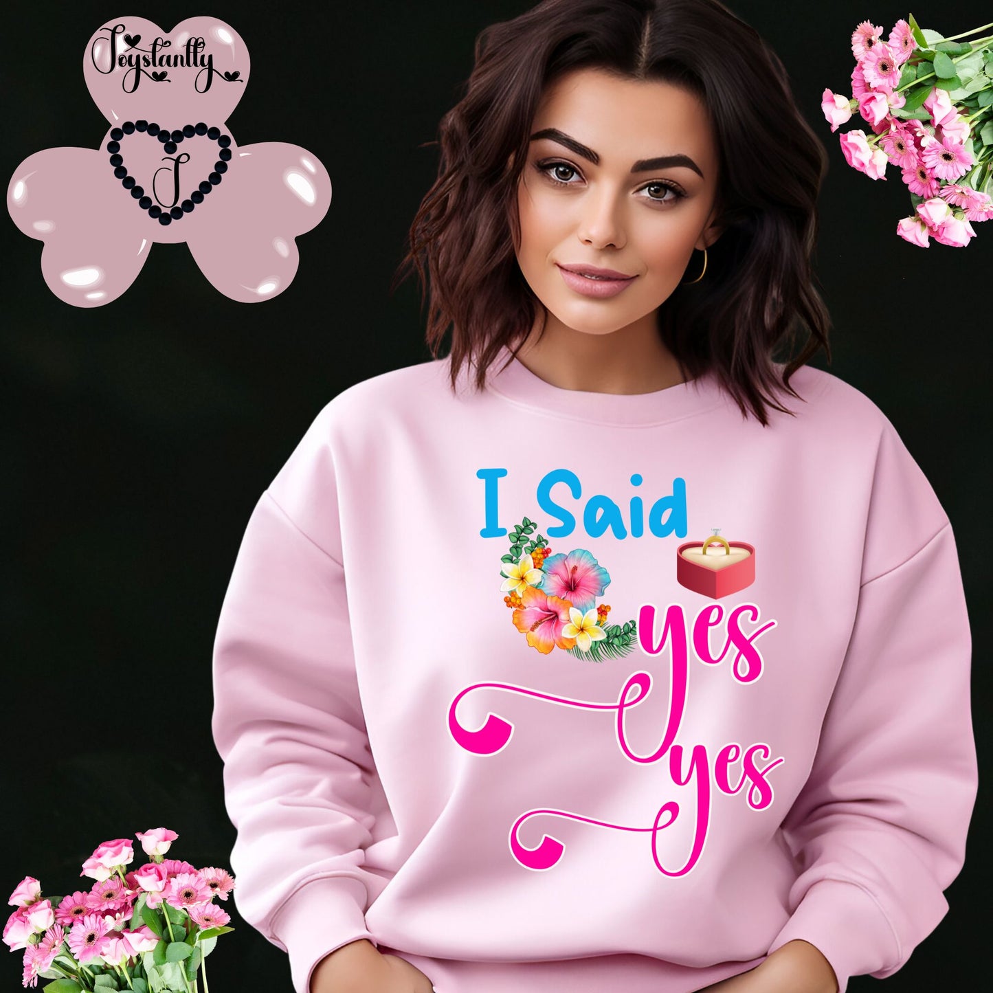 Bachelorette Party Light Pink Sweatshirt