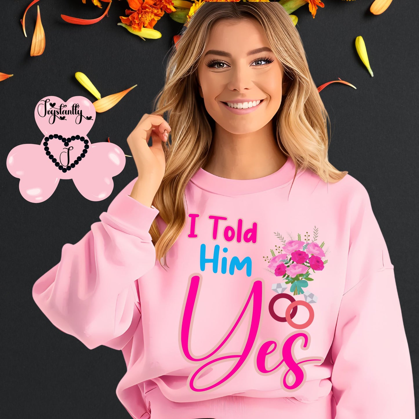 Bachelorette Party Light Pink Sweatshirt