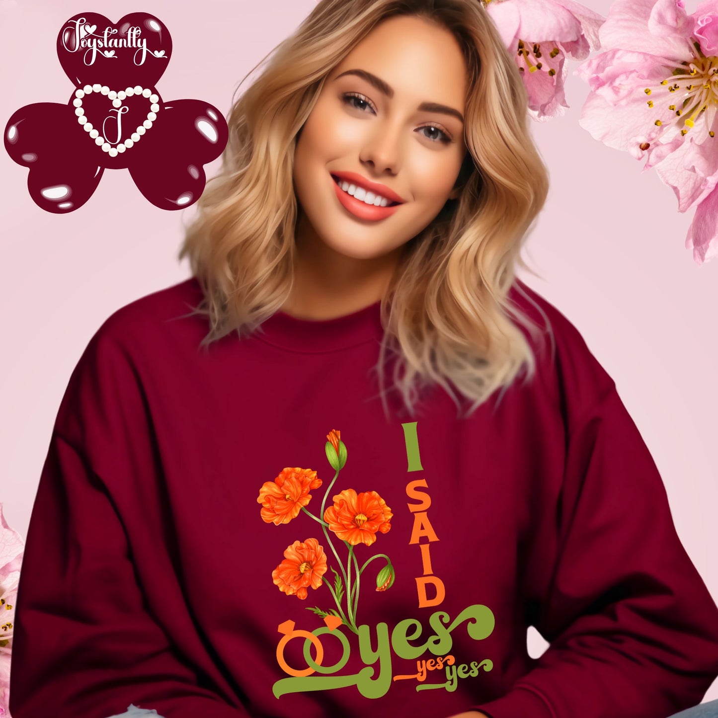 Bachelorette Party Maroon Sweatshirt