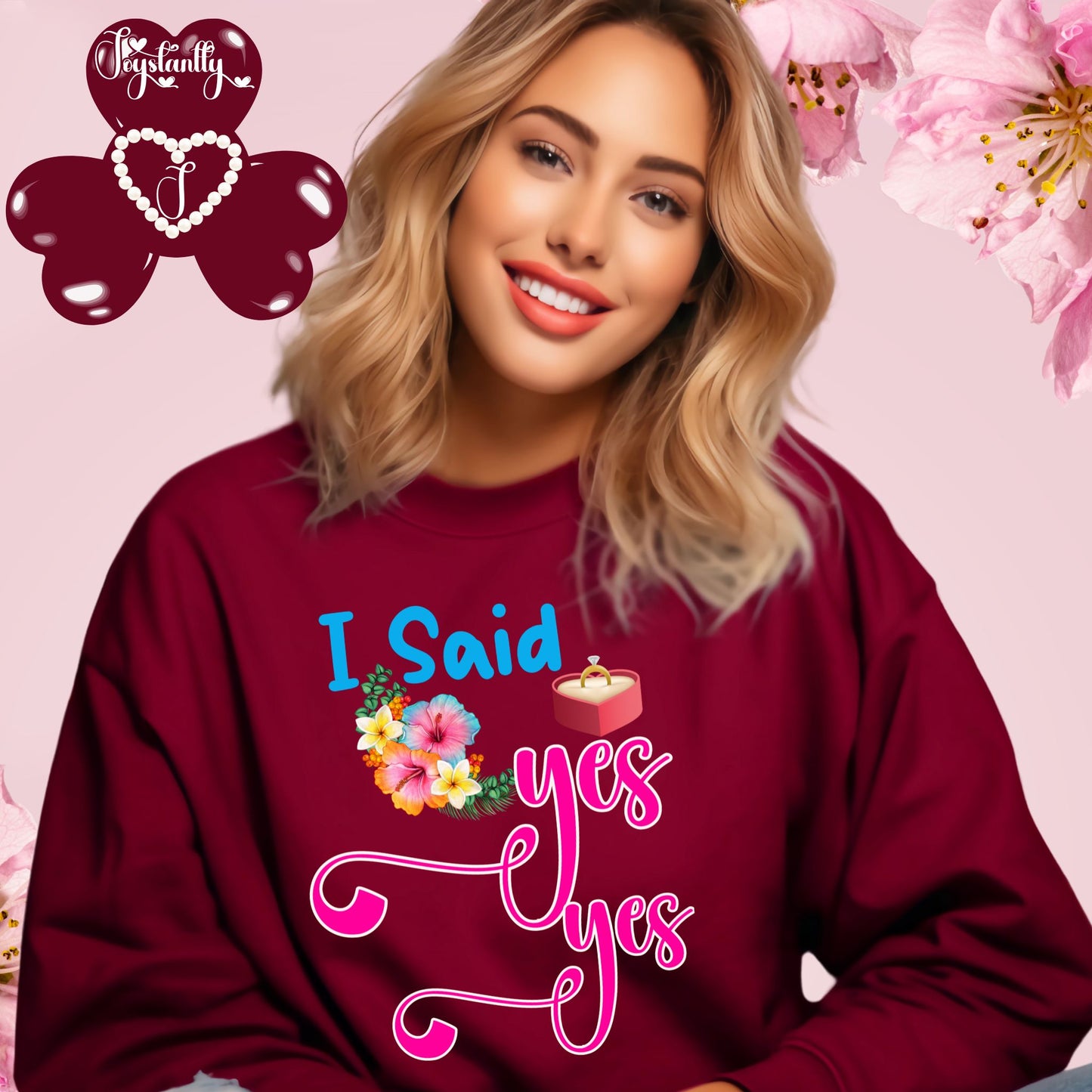 Bachelorette Party Maroon Sweatshirt