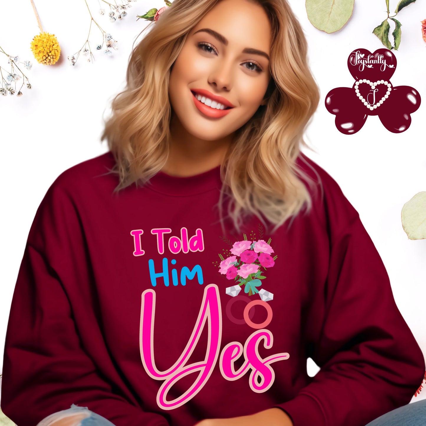 Bachelorette Party Maroon Sweatshirt