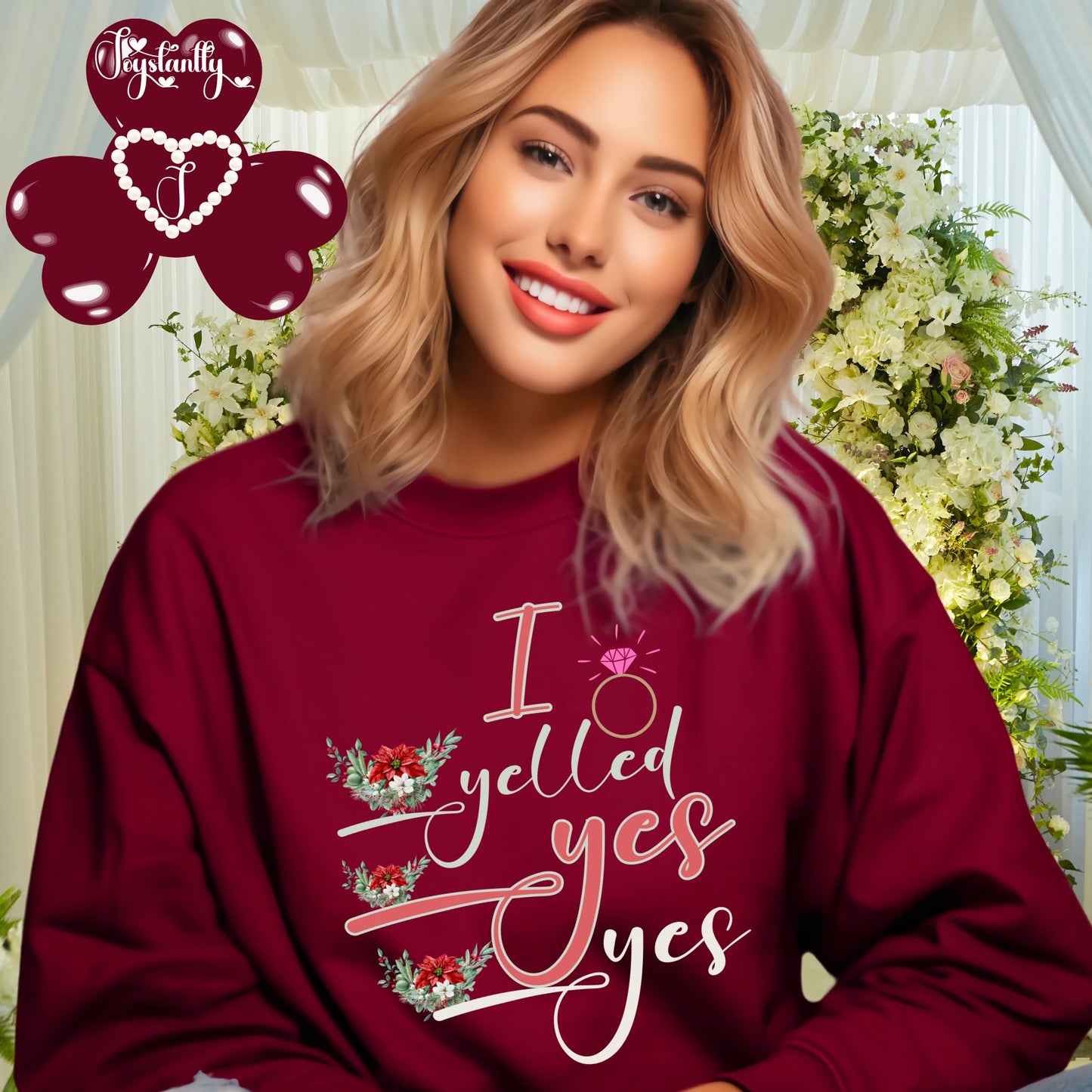 Bachelorette Party Maroon Sweatshirt
