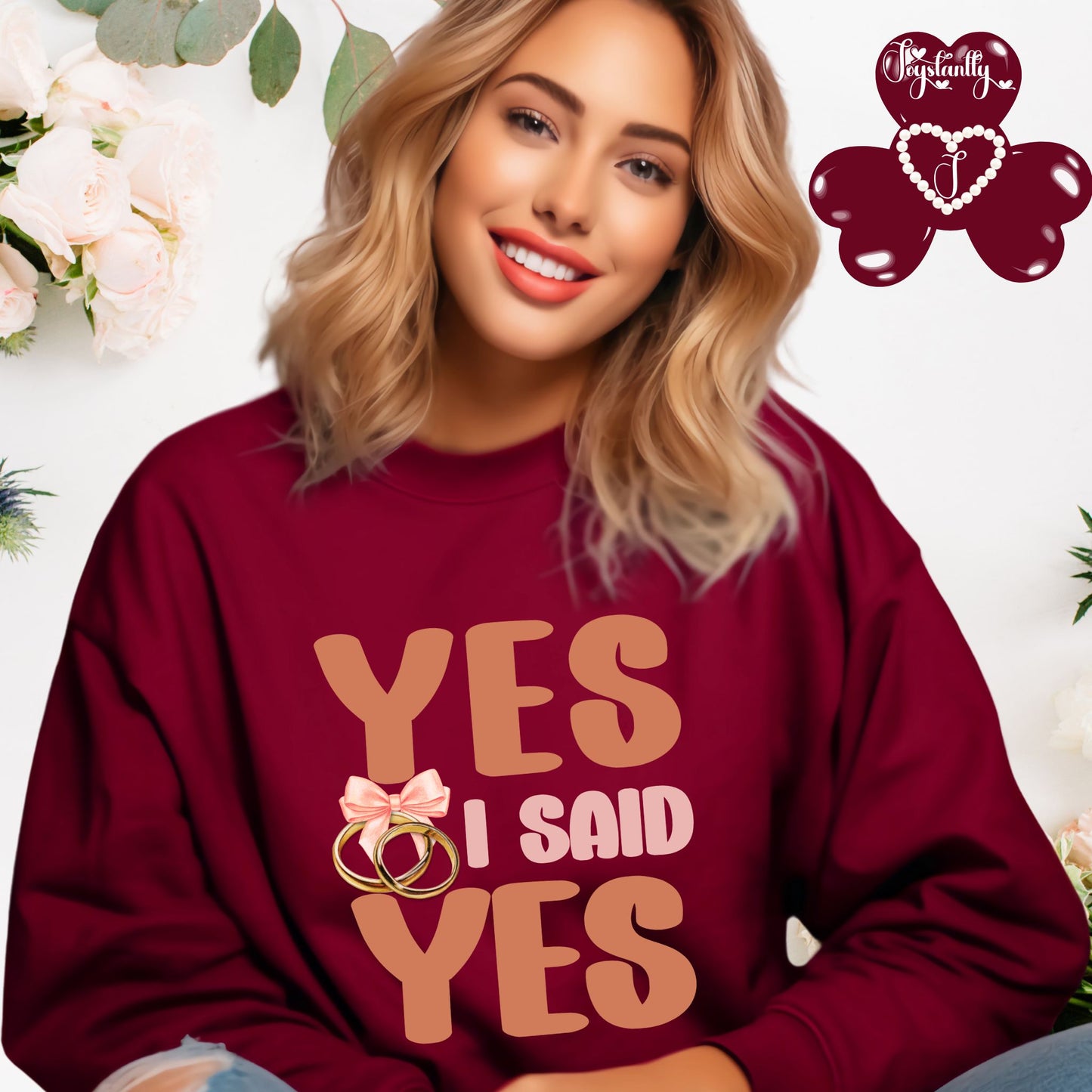 Bachelorette Party Maroon Sweatshirt
