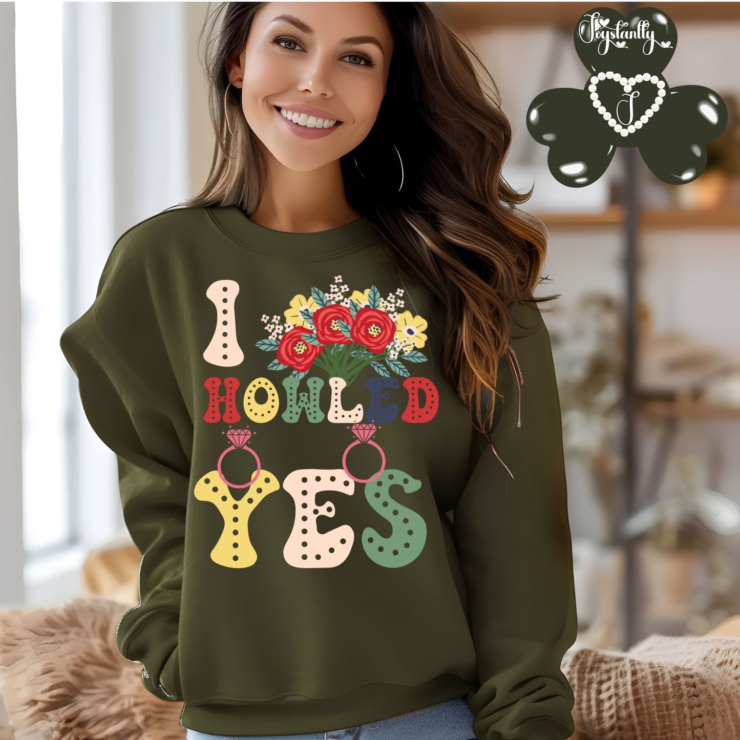 Bachelorette Military Green Sweatshirt
