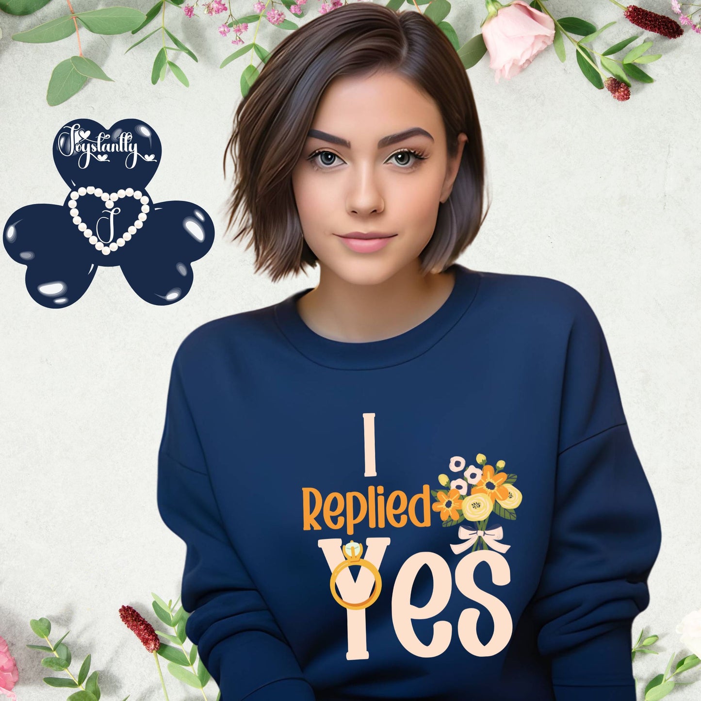 Bachelorette Party Navy Blue Sweatshirt