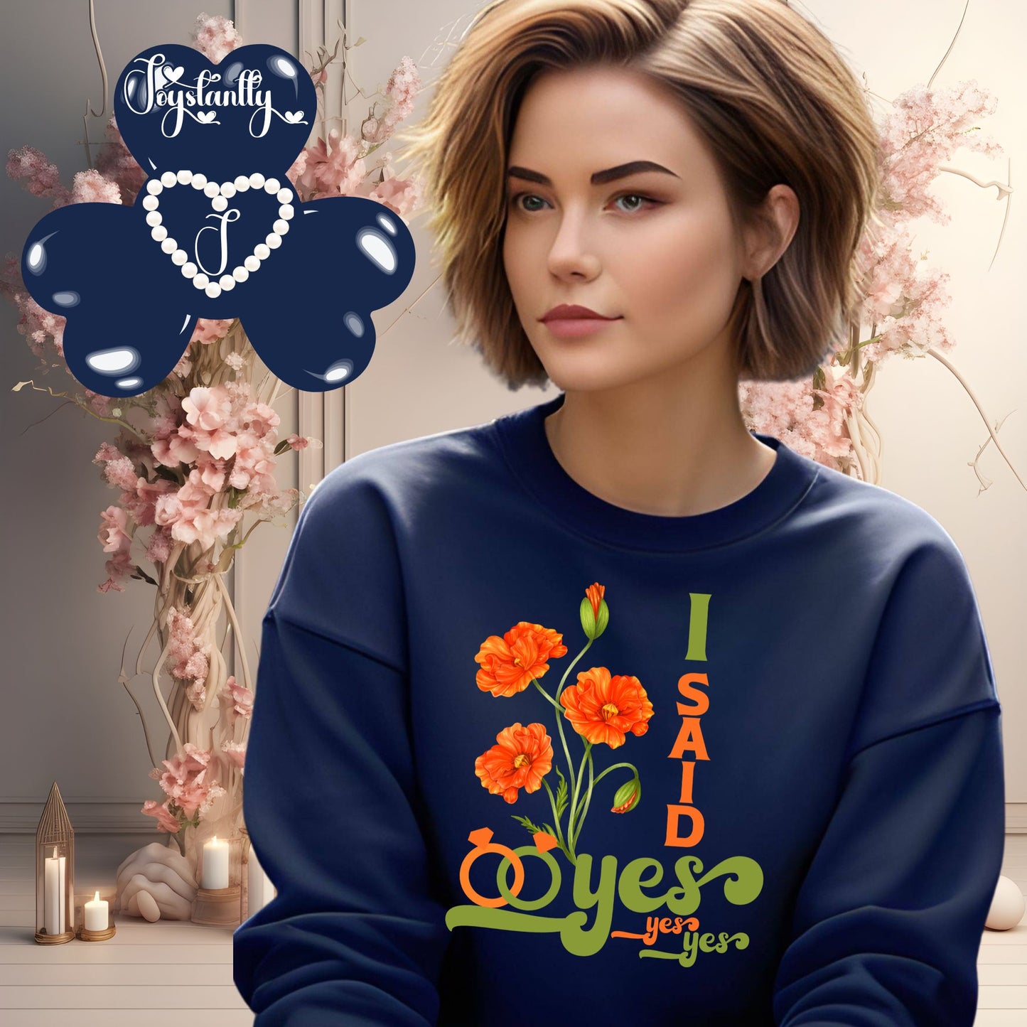 Bachelorette Party Navy Blue Sweatshirt
