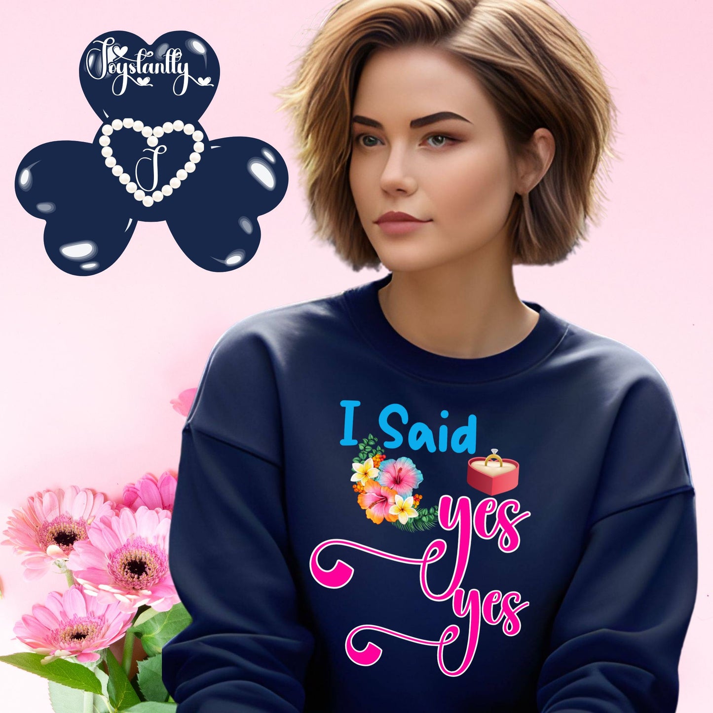 Bachelorette Party Navy Blue Sweatshirt