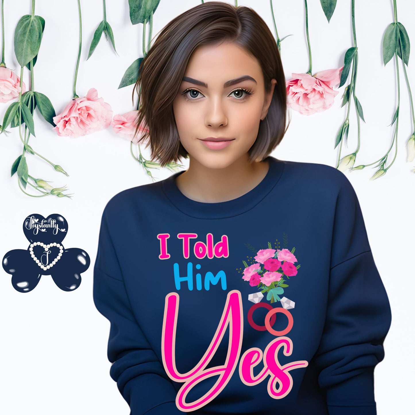 Bachelorette Party Navy Blue Sweatshirt
